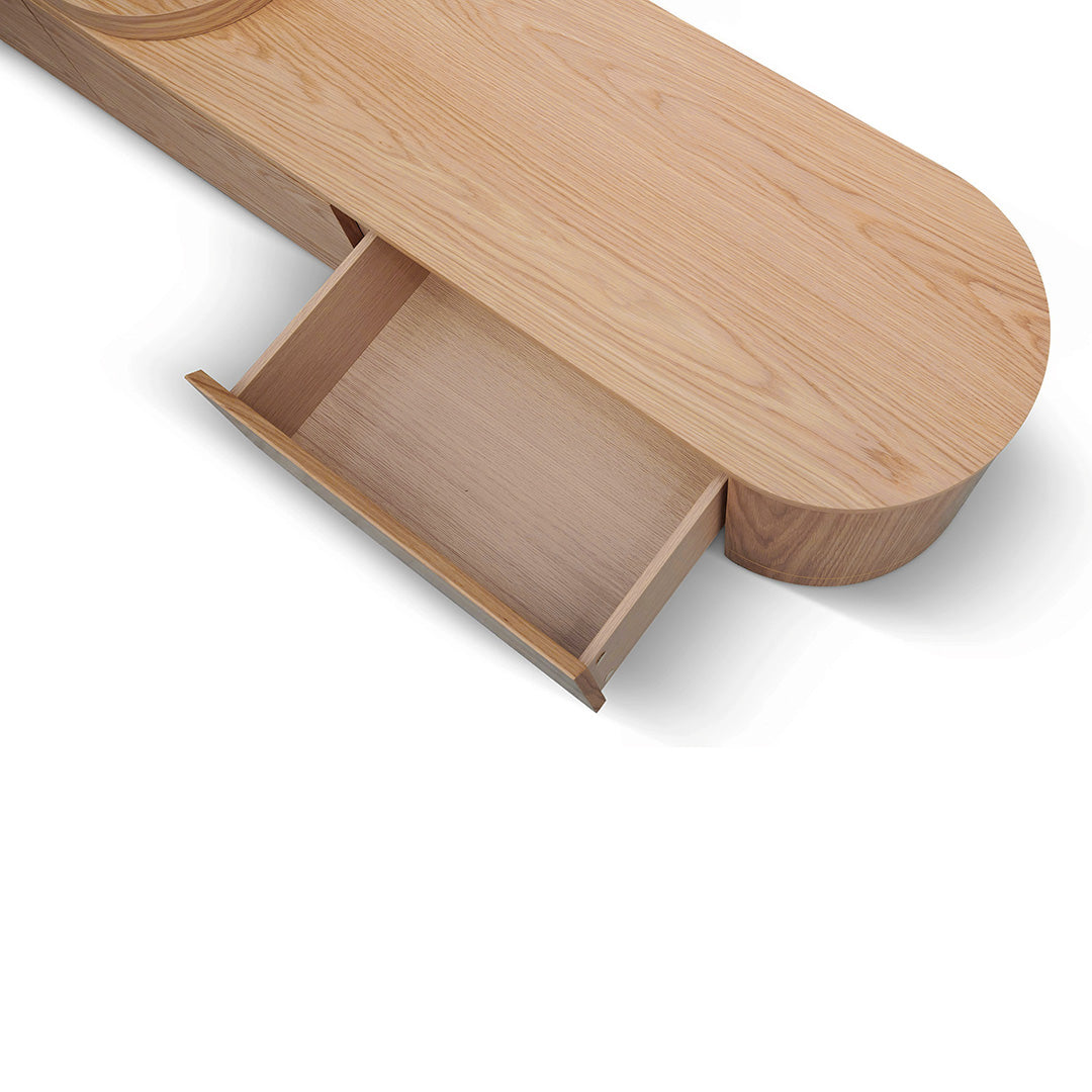 Extendable Palermo TV Entertainment Unit - Natural Oak
