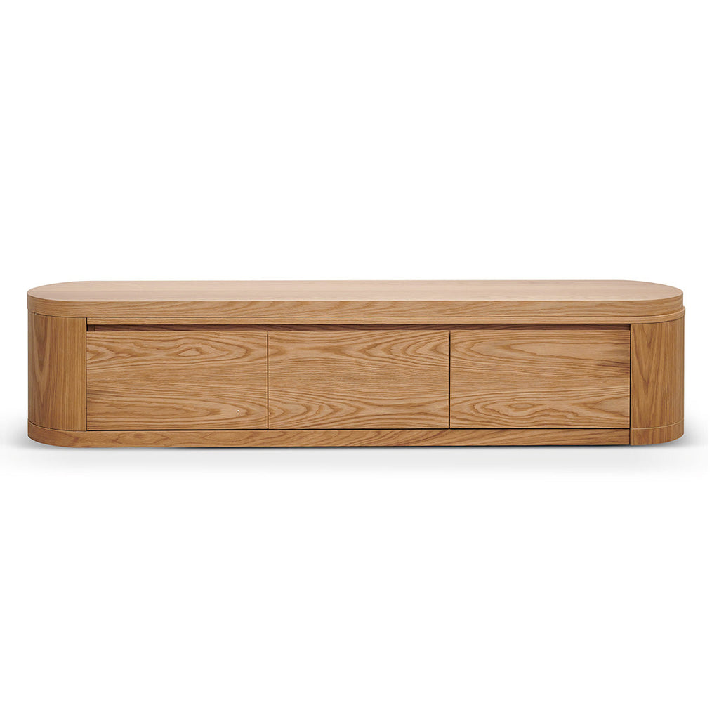 Extendable Palermo TV Entertainment Unit - Natural Oak