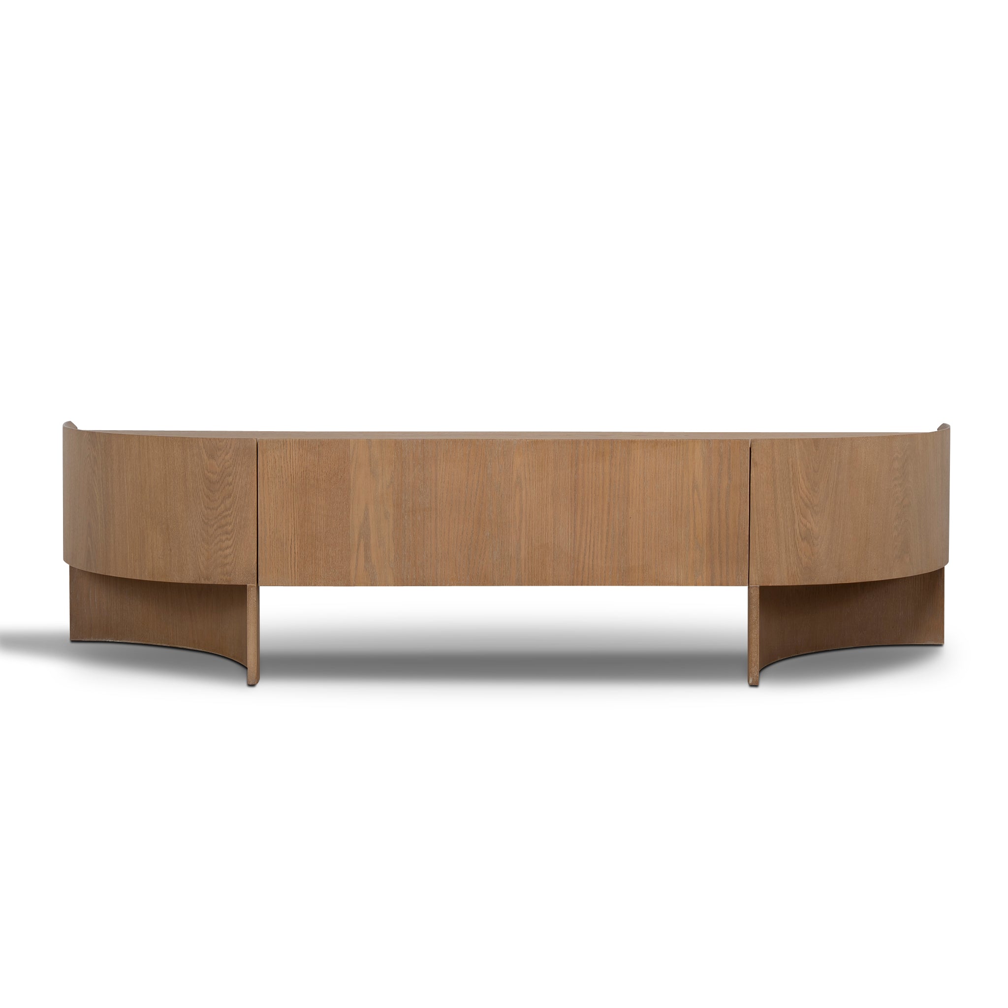 2m Palermo TV Entertainment Unit - Dusty Oak