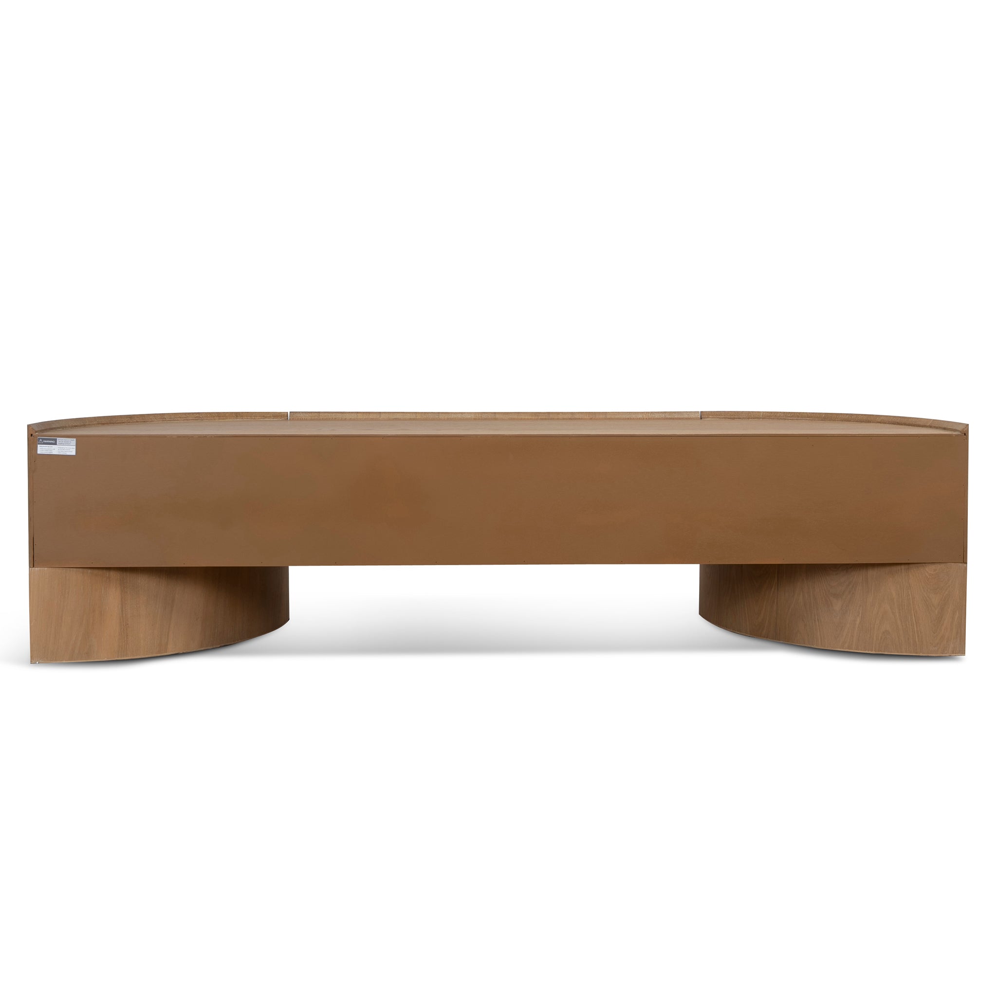 2m Palermo TV Entertainment Unit - Dusty Oak