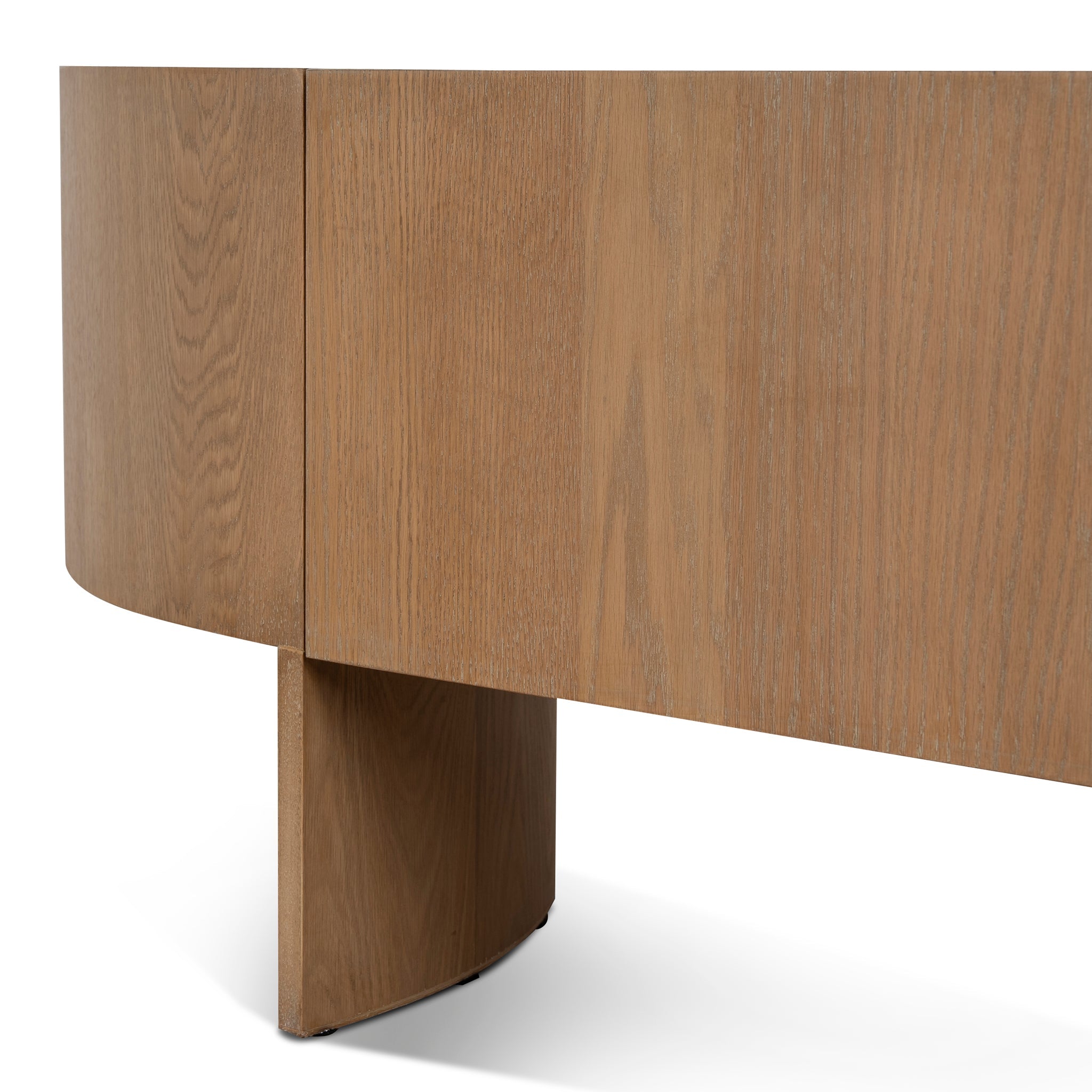 2m Palermo TV Entertainment Unit - Dusty Oak