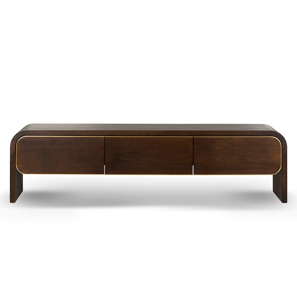 2m Palermo TV Entertainment Unit - Walnut