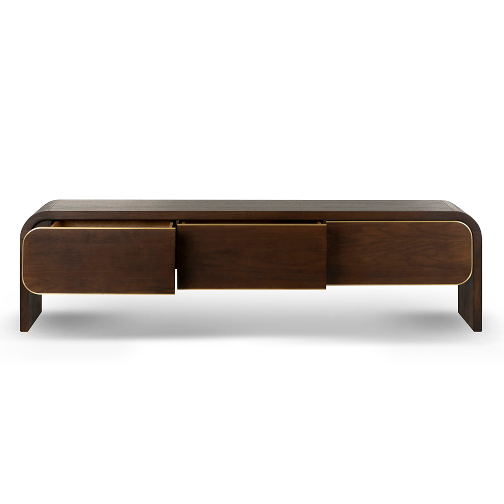 2m Palermo TV Entertainment Unit - Walnut