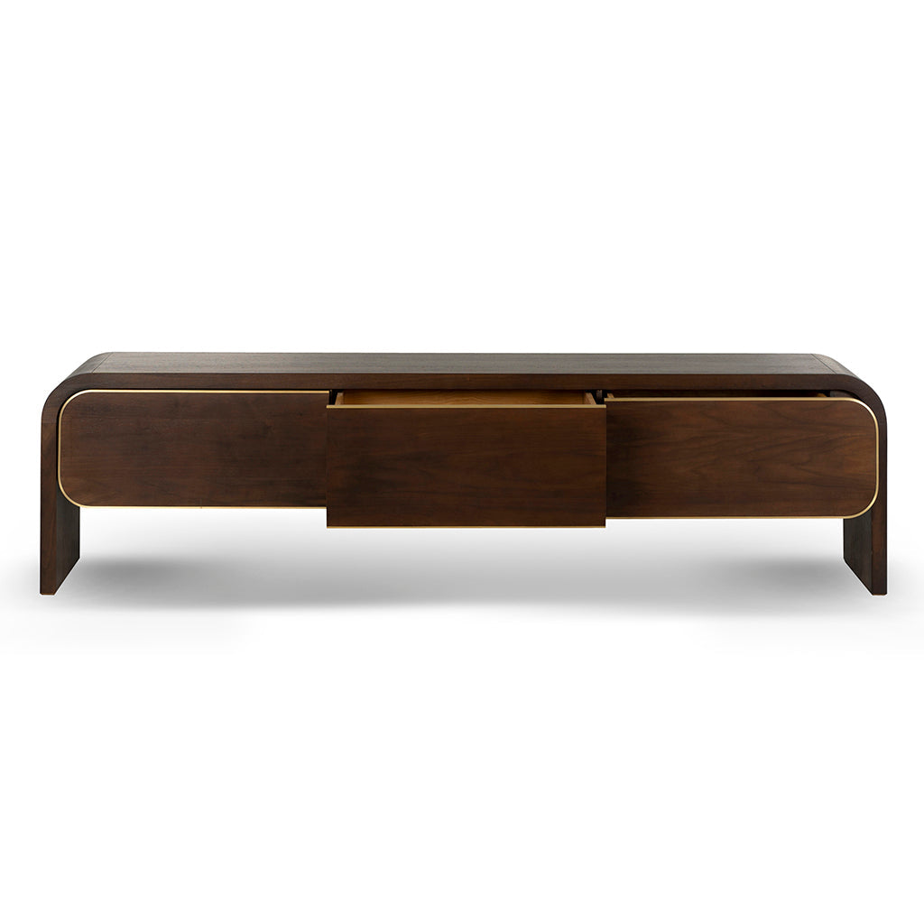 2m Palermo TV Entertainment Unit - Walnut