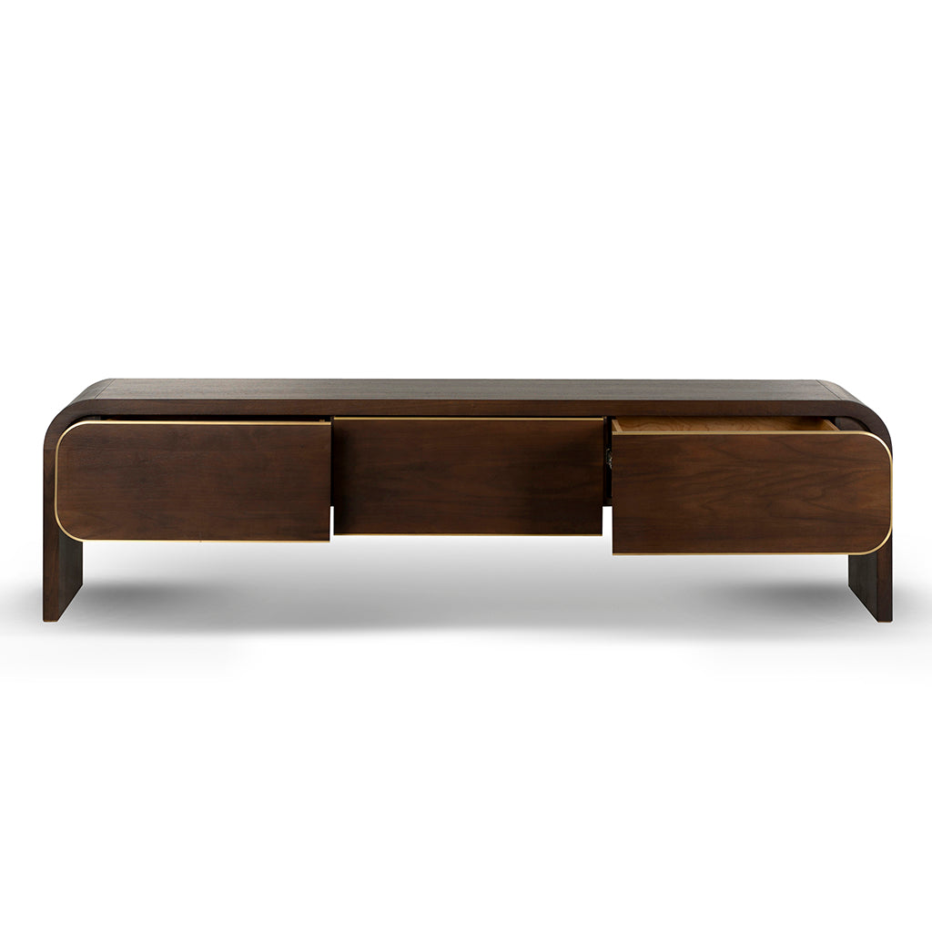 2m Palermo TV Entertainment Unit - Walnut