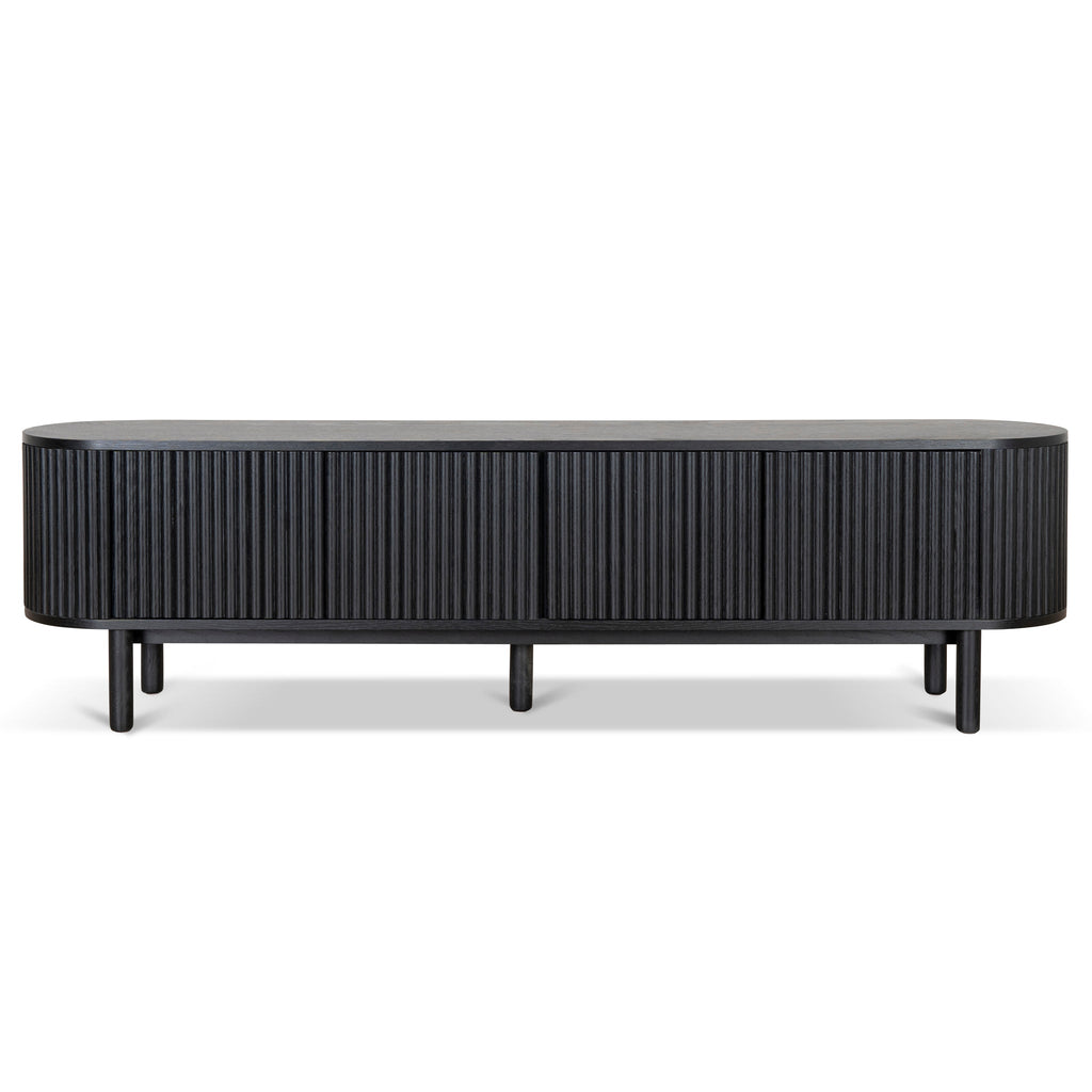 2m Palermo TV Entertainment Unit - Full Black