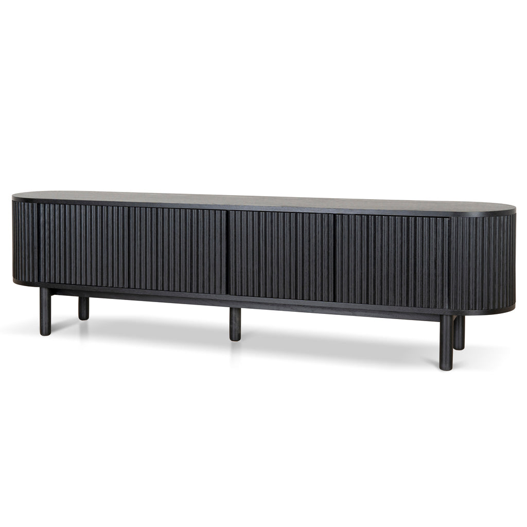 2m Palermo TV Entertainment Unit - Full Black