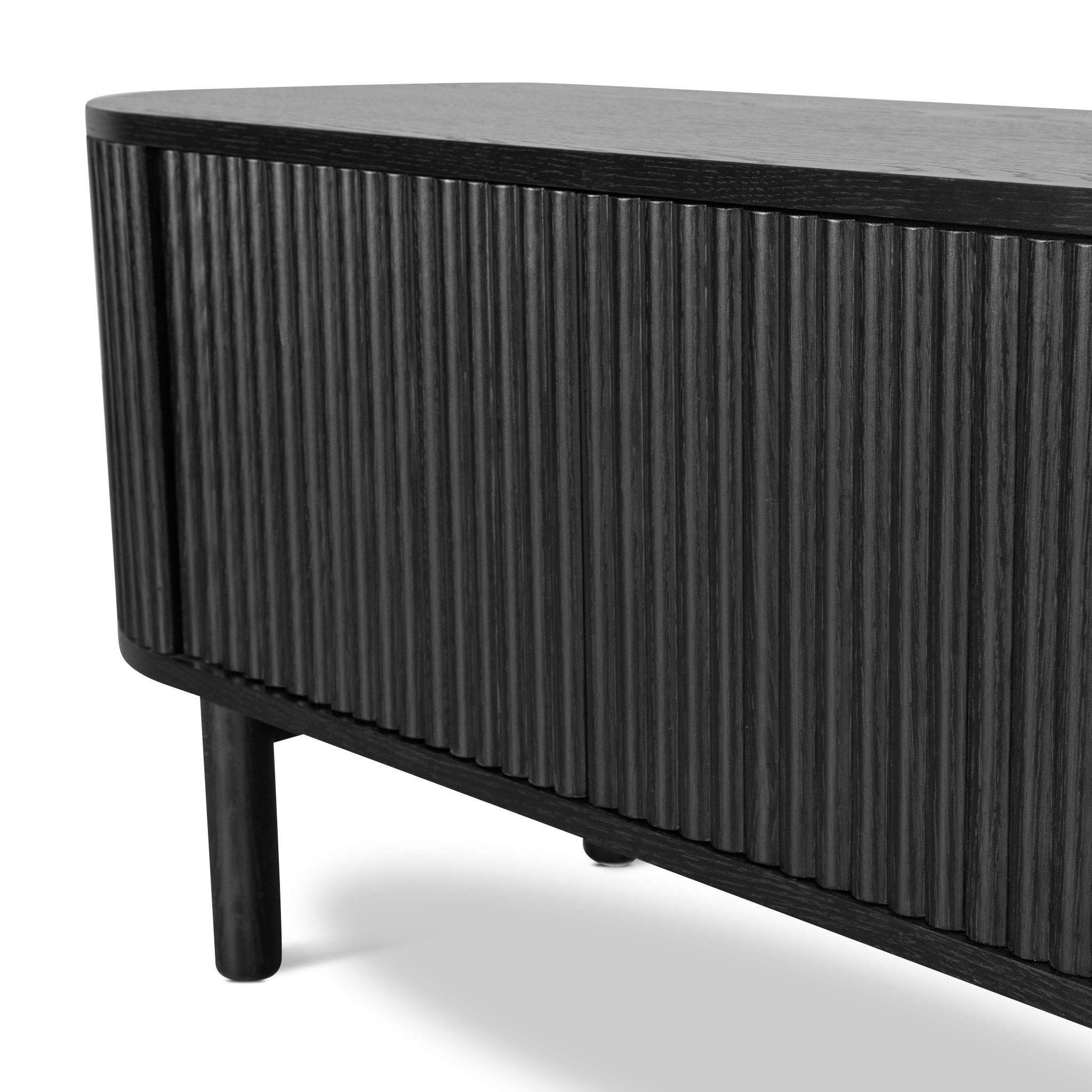 2m Palermo TV Entertainment Unit - Full Black