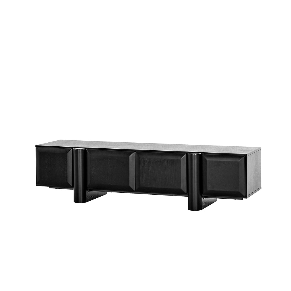 1.6m Palermo TV Entertainment Unit - Full Black