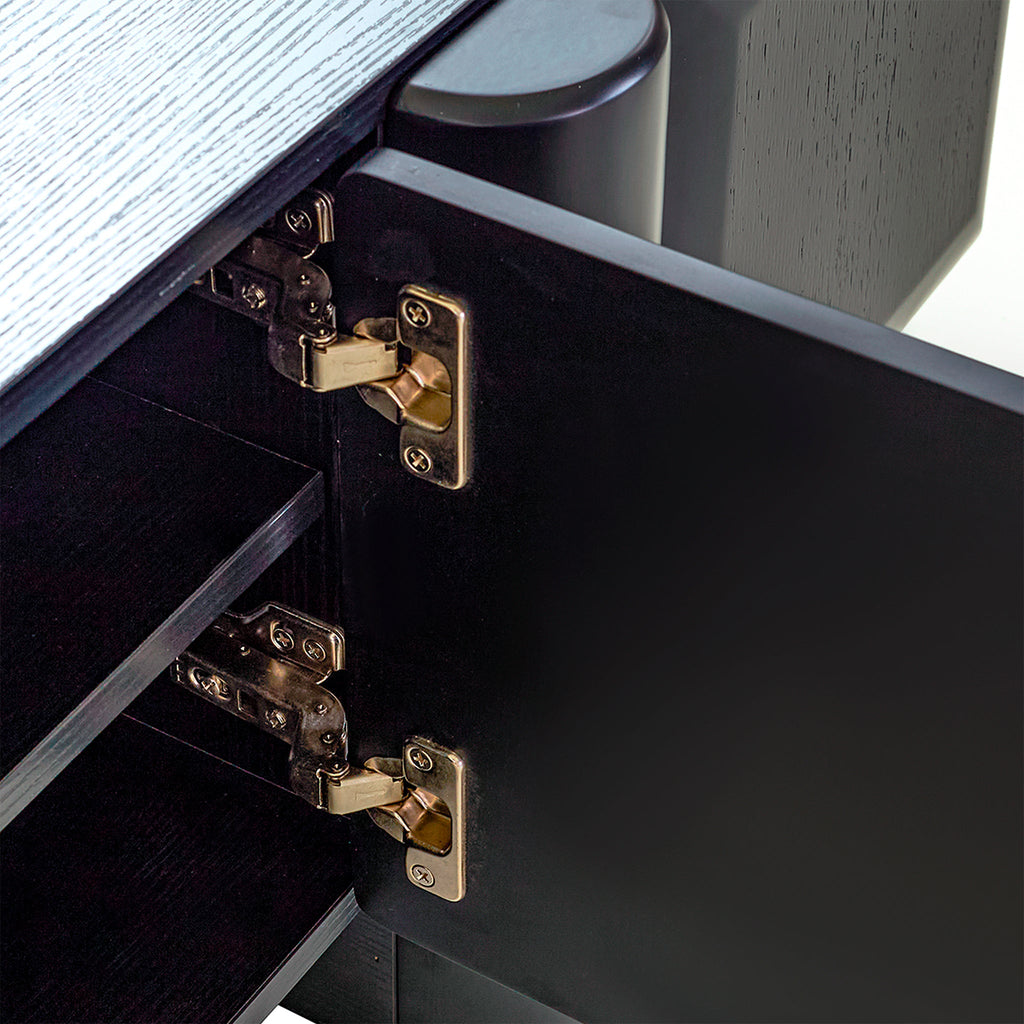 1.6m Palermo TV Entertainment Unit - Full Black