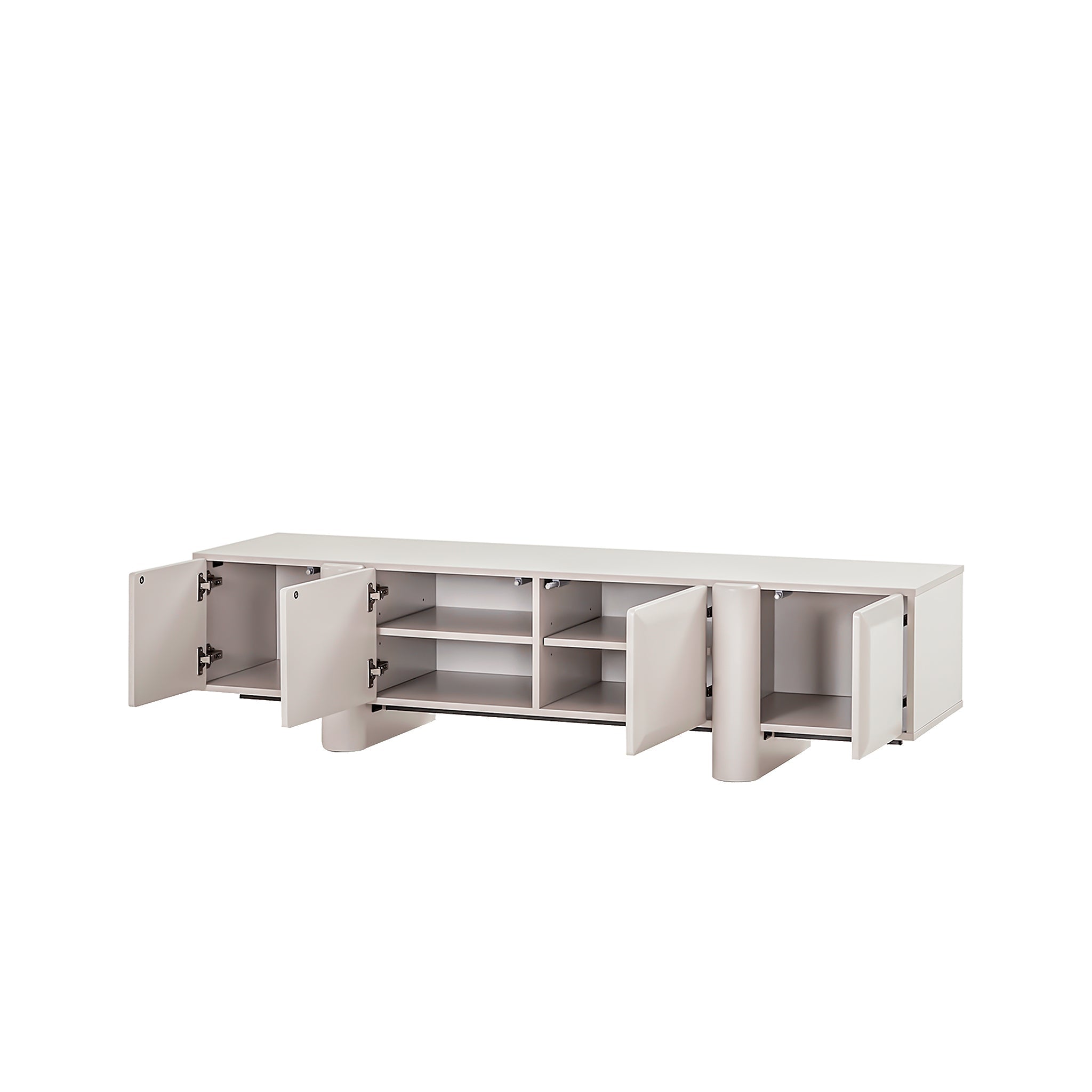 1.6m Palermo TV Entertainment Unit - Warm Grey
