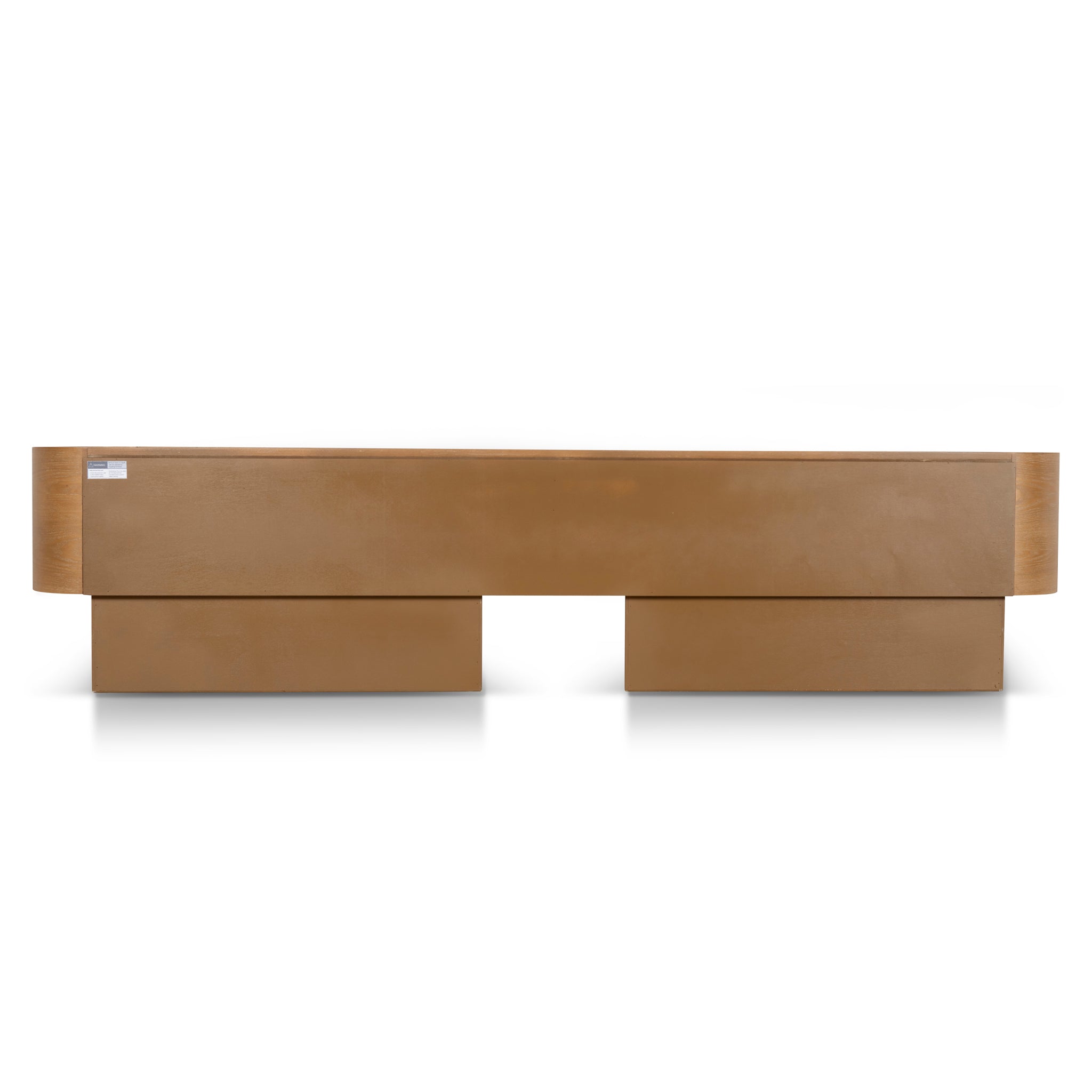 2.2m Palermo TV Entertainment Unit - Dusty Oak