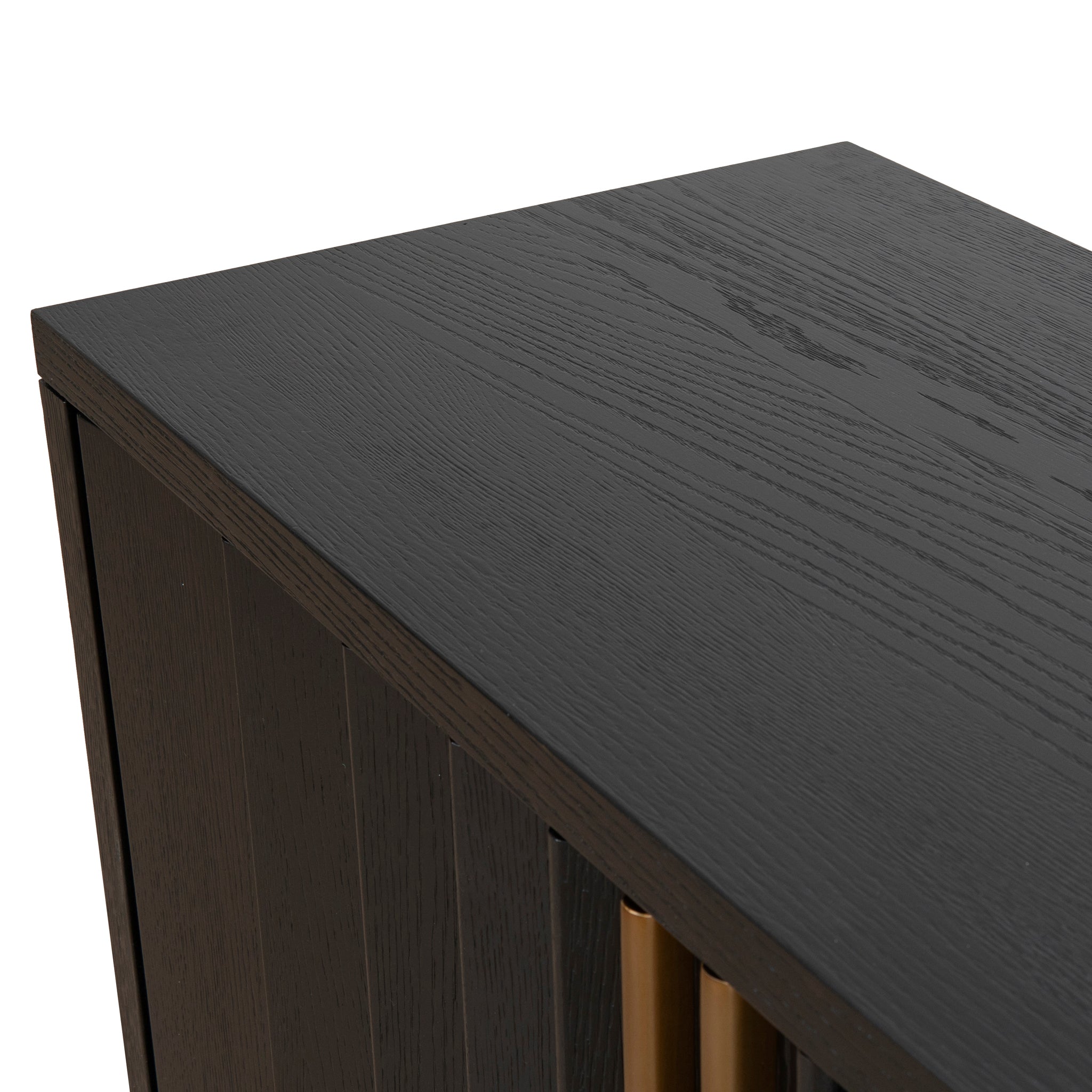 2m Palermo TV Entertainment Unit - Textured Espresso Black
