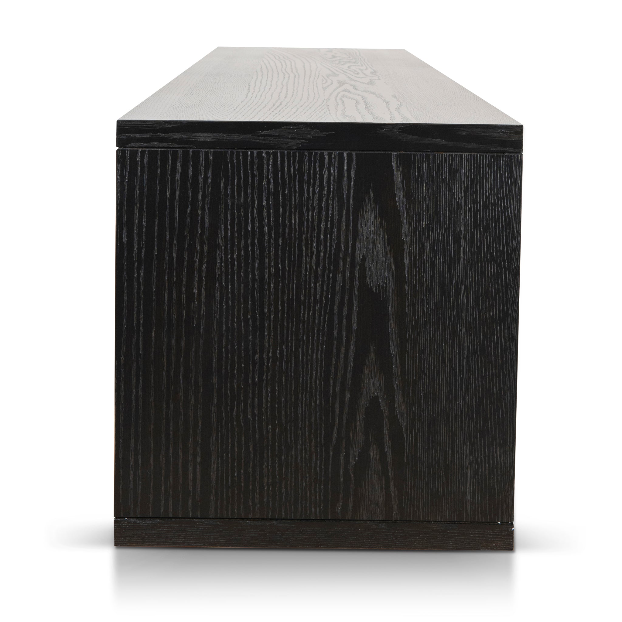 2m Palermo TV Entertainment Unit - Textured Espresso Black