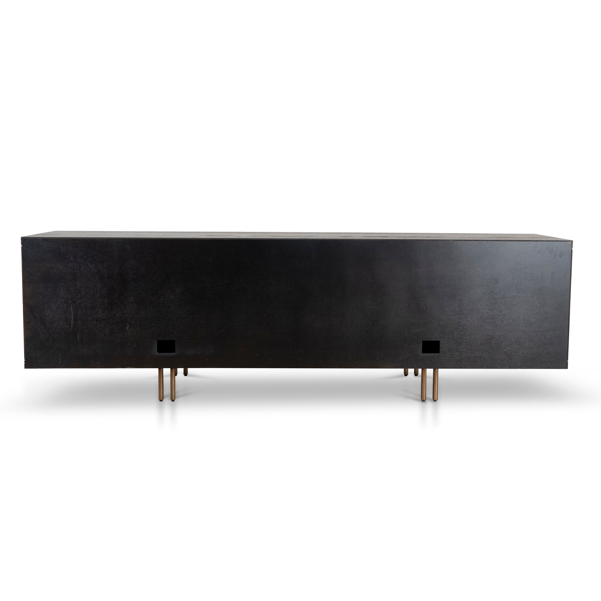 2m Palermo TV Entertainment Unit - Textured Espresso Black