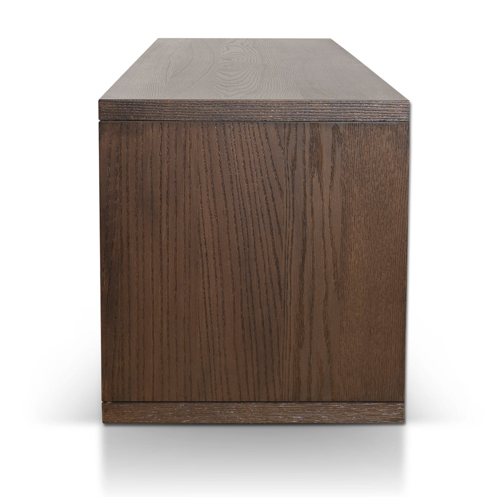 2m Palermo TV Entertainment Unit - Caramel Oak