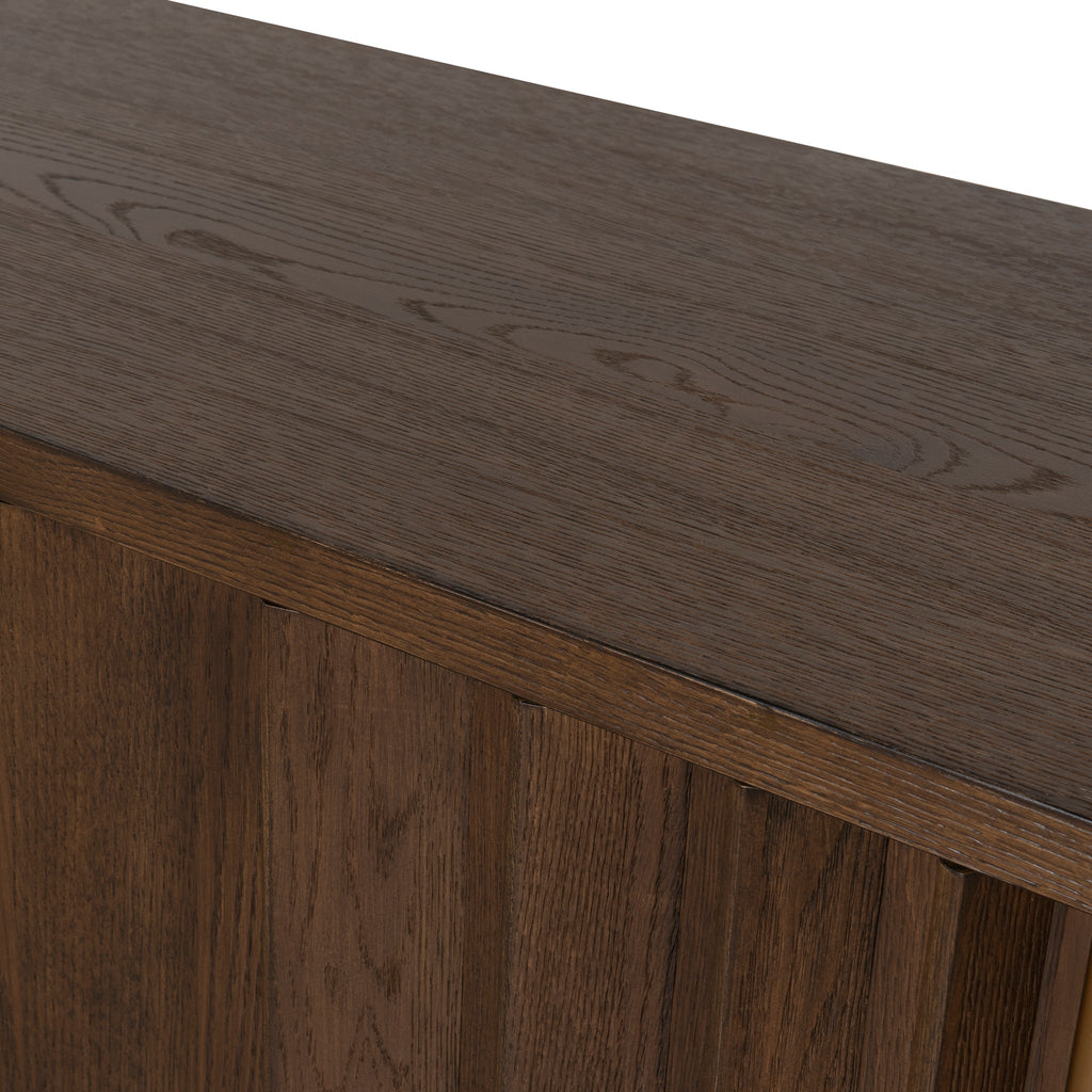 2m Palermo TV Entertainment Unit - Caramel Oak
