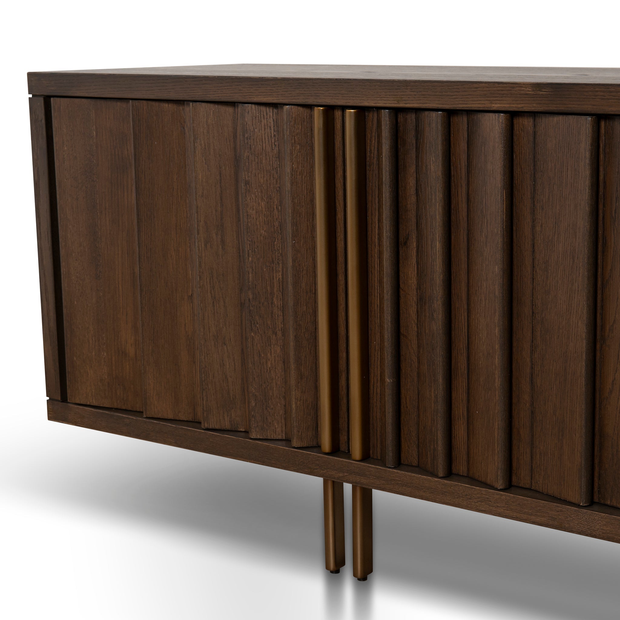 2m Palermo TV Entertainment Unit - Caramel Oak