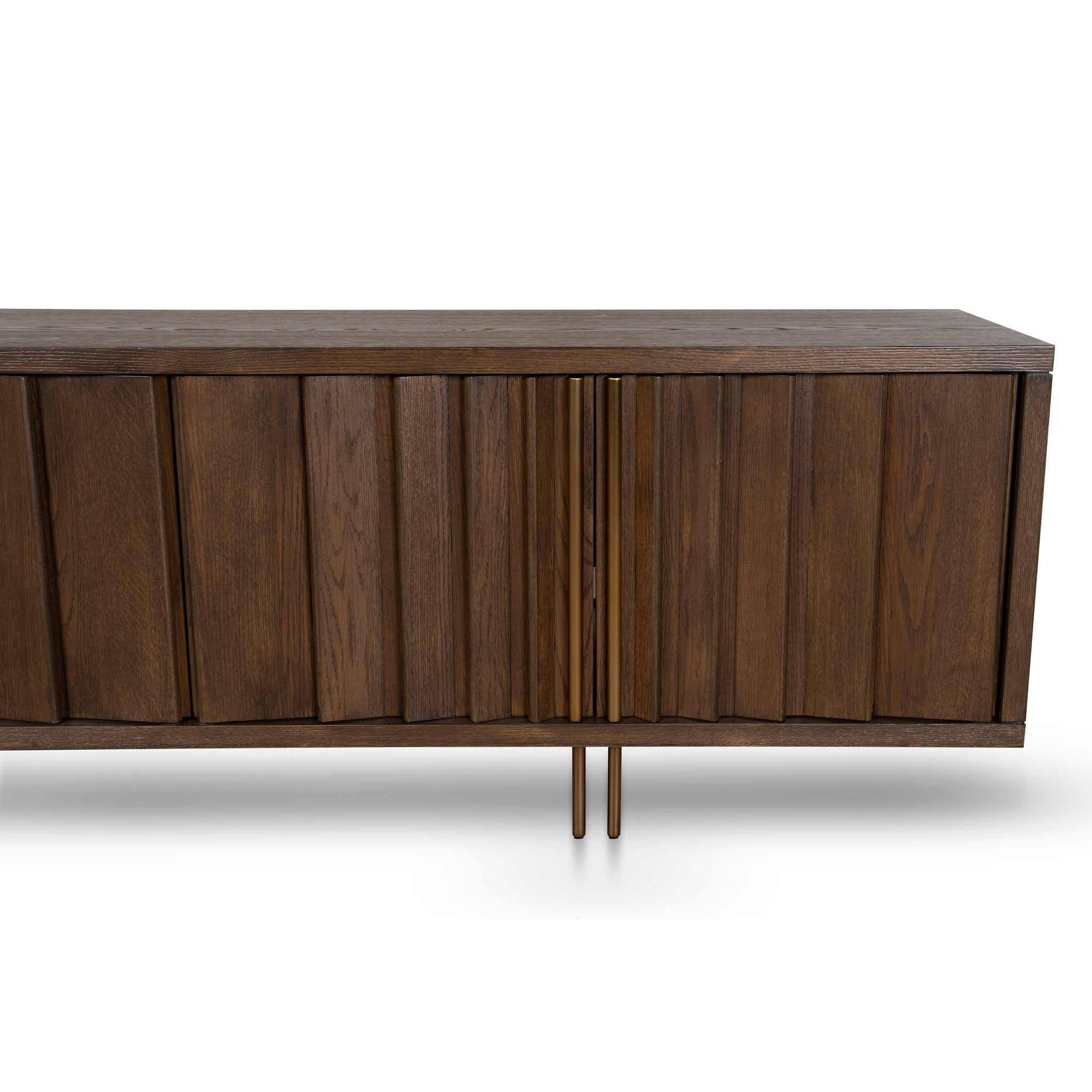 2m Palermo TV Entertainment Unit - Caramel Oak