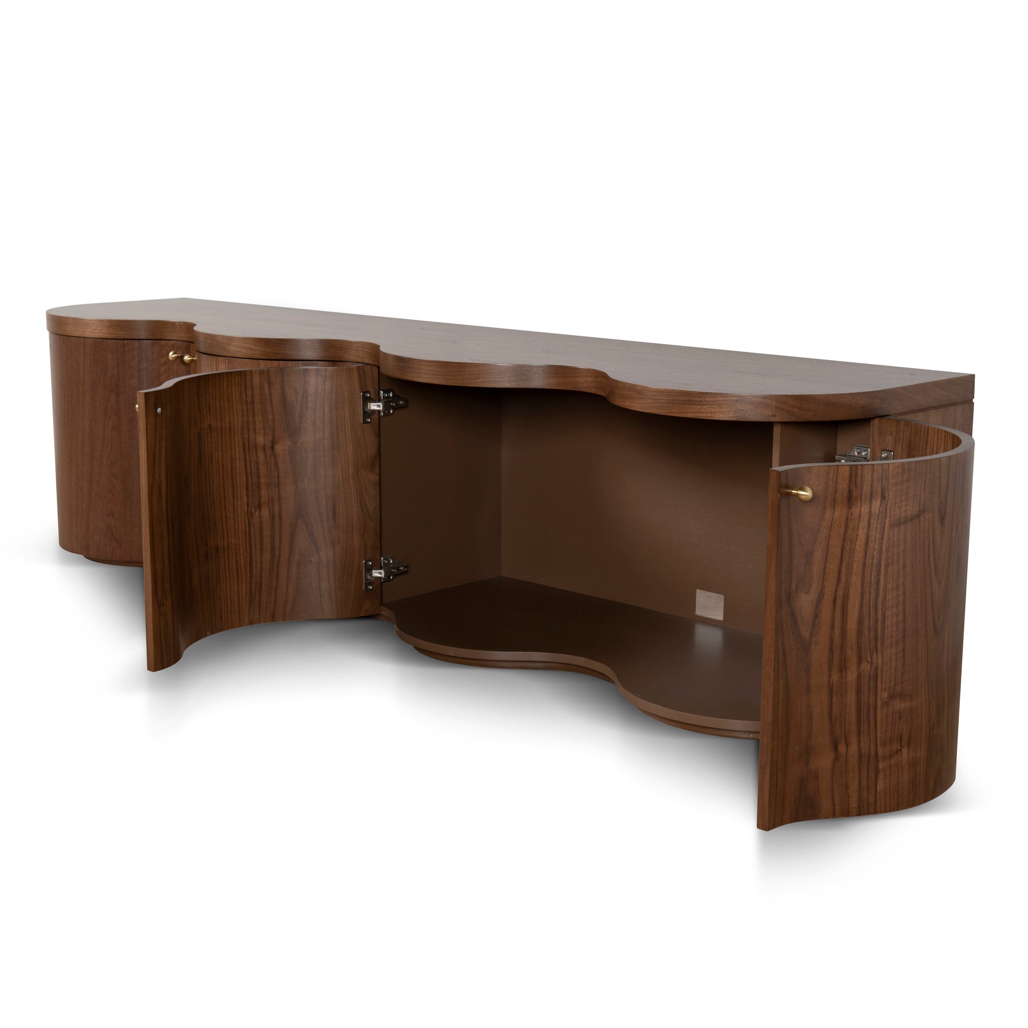 2.15m Palermo TV Entertainment Unit - Light Walnut