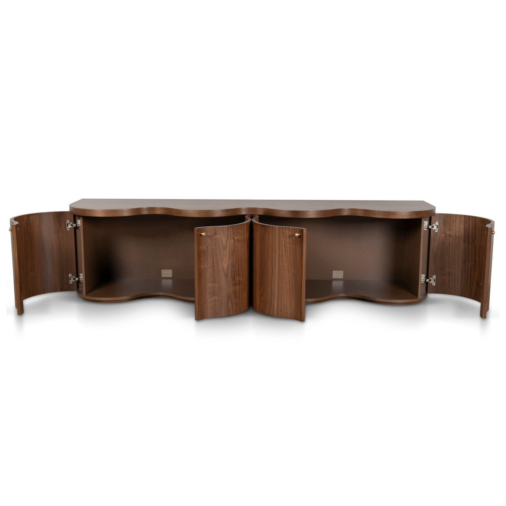 2.15m Palermo TV Entertainment Unit - Light Walnut