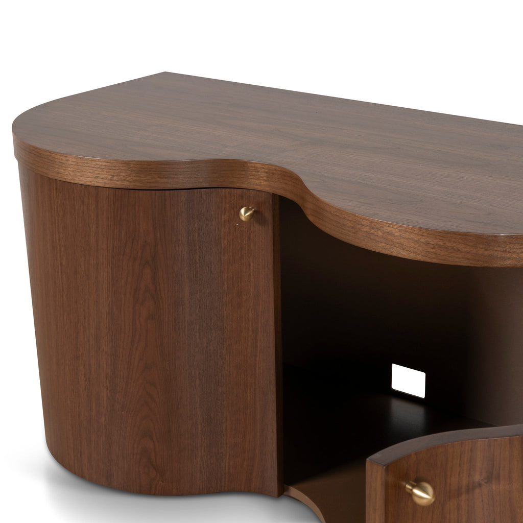 2.15m Palermo TV Entertainment Unit - Light Walnut