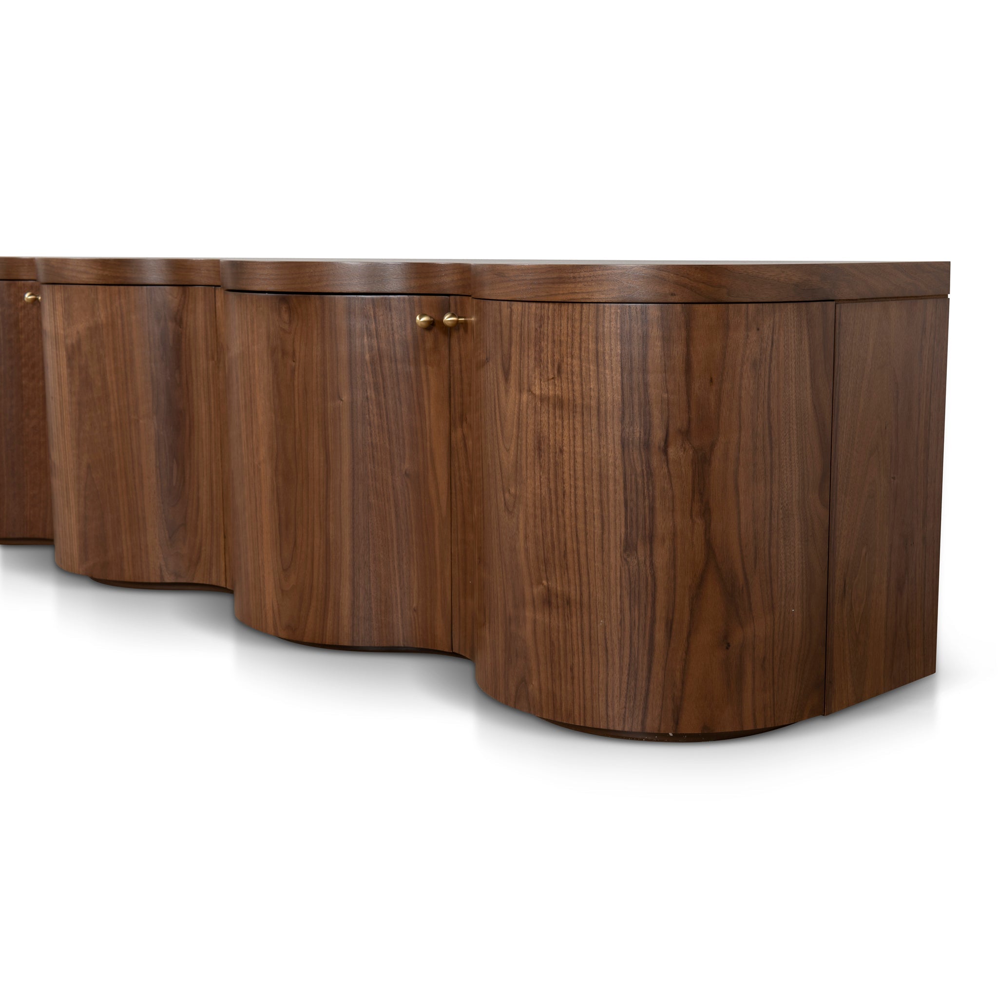 2.15m Palermo TV Entertainment Unit - Light Walnut