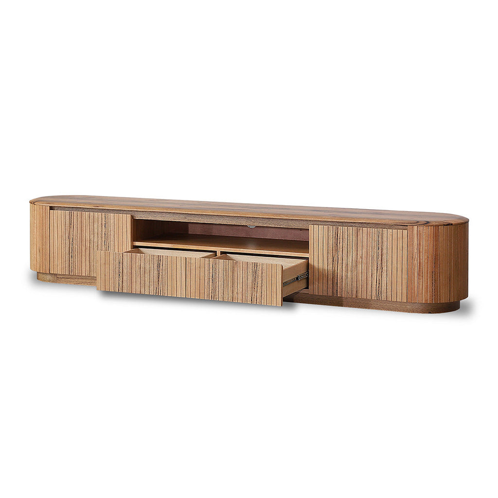 2.4m Palermo TV Entertainment Unit - Natural