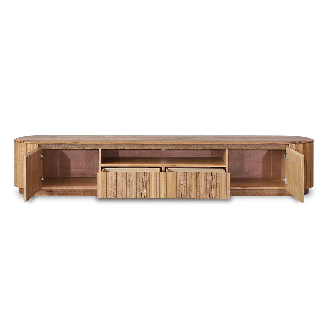 2.4m Palermo TV Entertainment Unit - Natural
