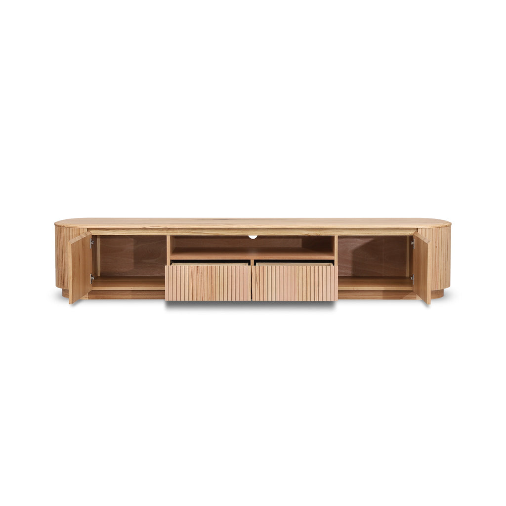 2.4m Palermo TV Entertainment Unit - NZ Natural Ash