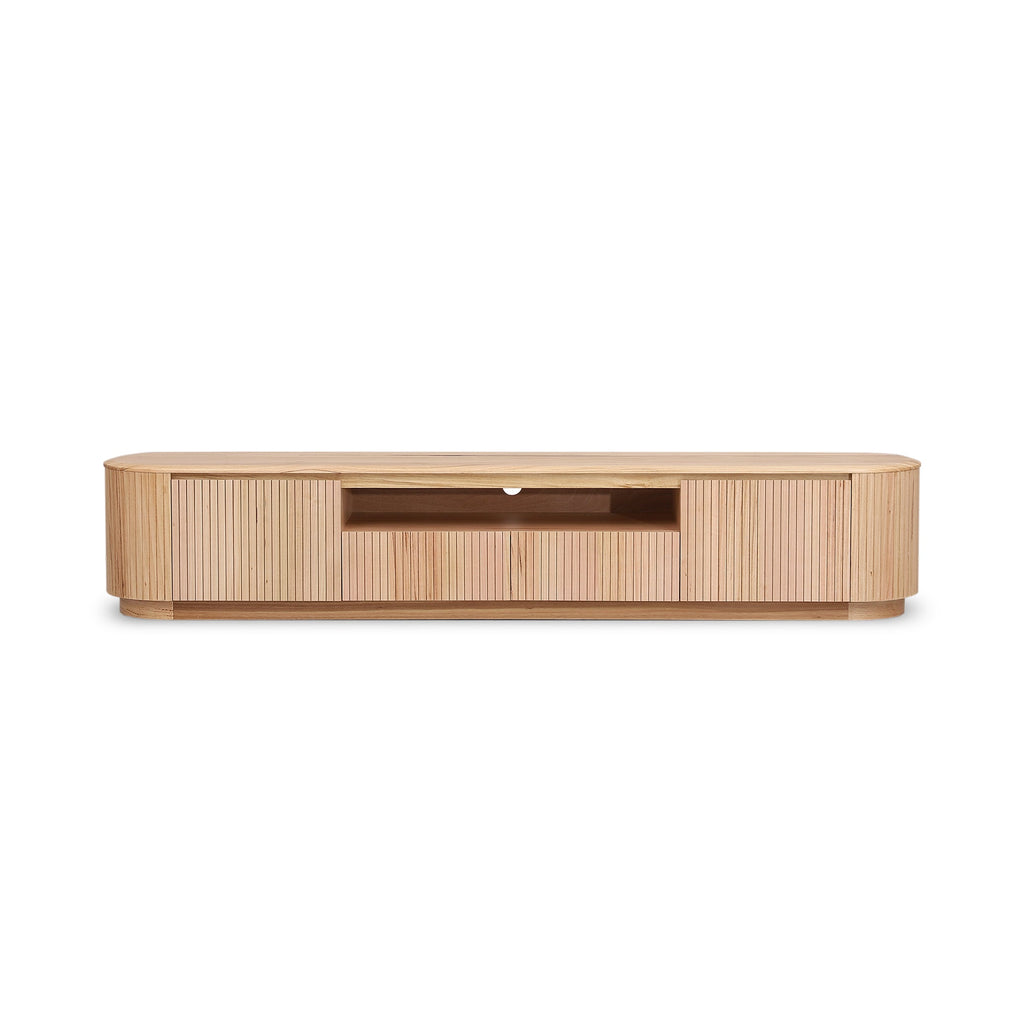 2.4m Palermo TV Entertainment Unit - NZ Natural Ash