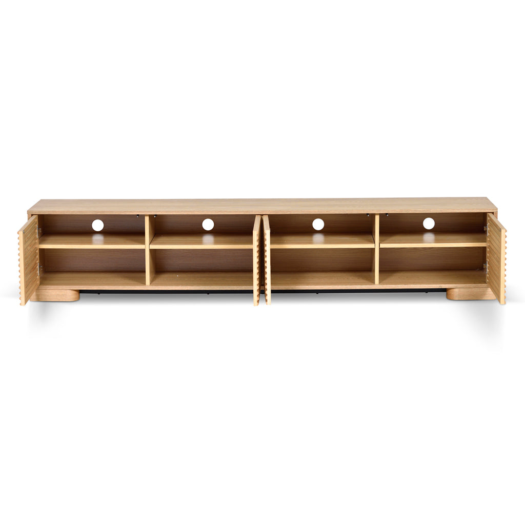 2.3m Palermo TV Entertainment Unit - Natural