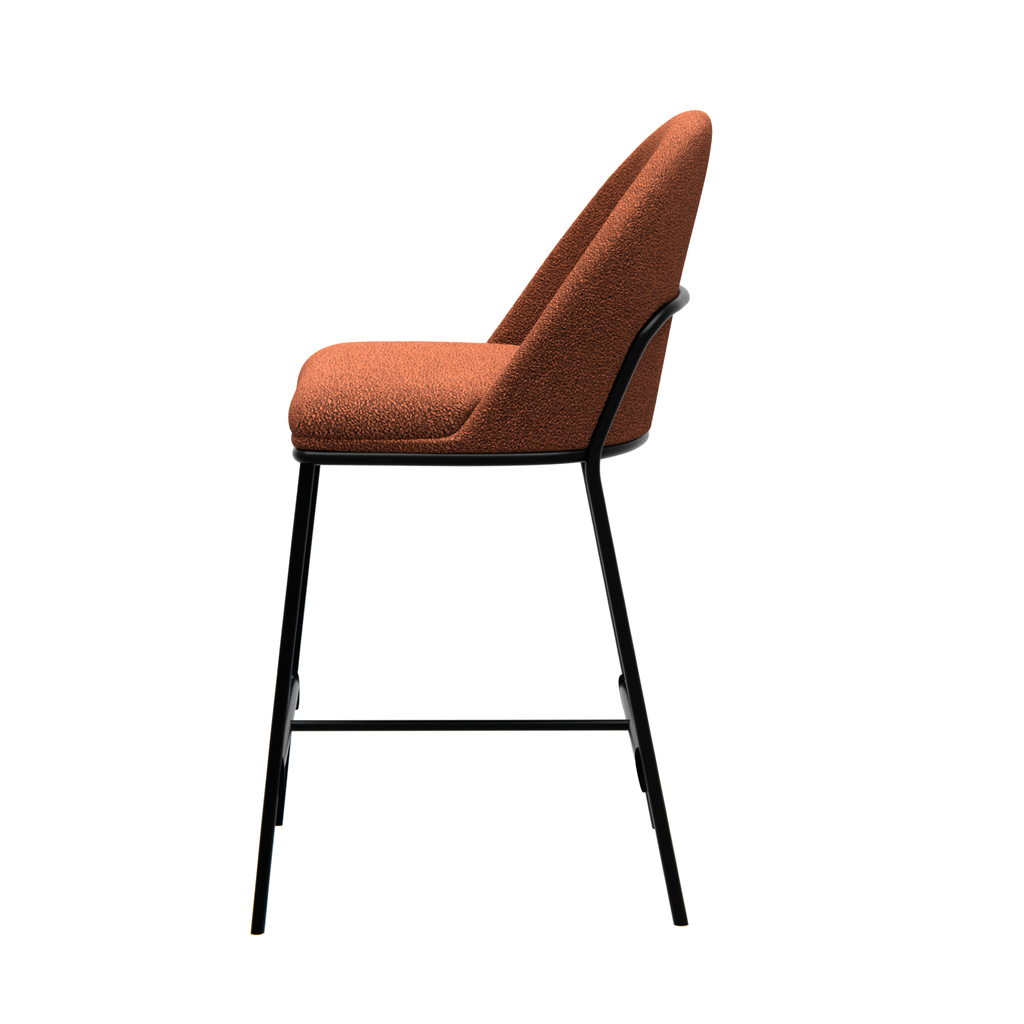 Fjordic Bar Stool Terracotta (Set of 2)