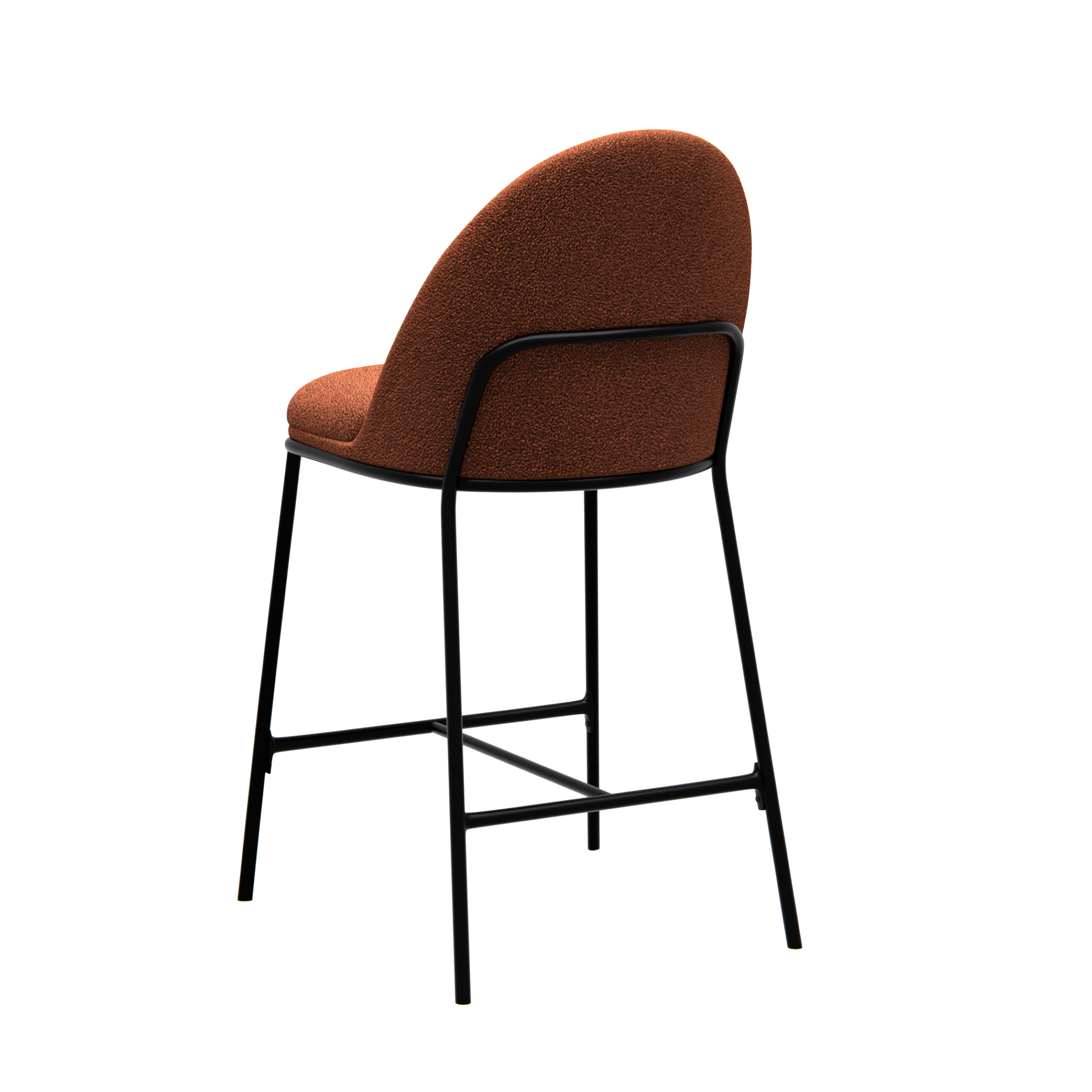 Fjordic Bar Stool Terracotta (Set of 2)