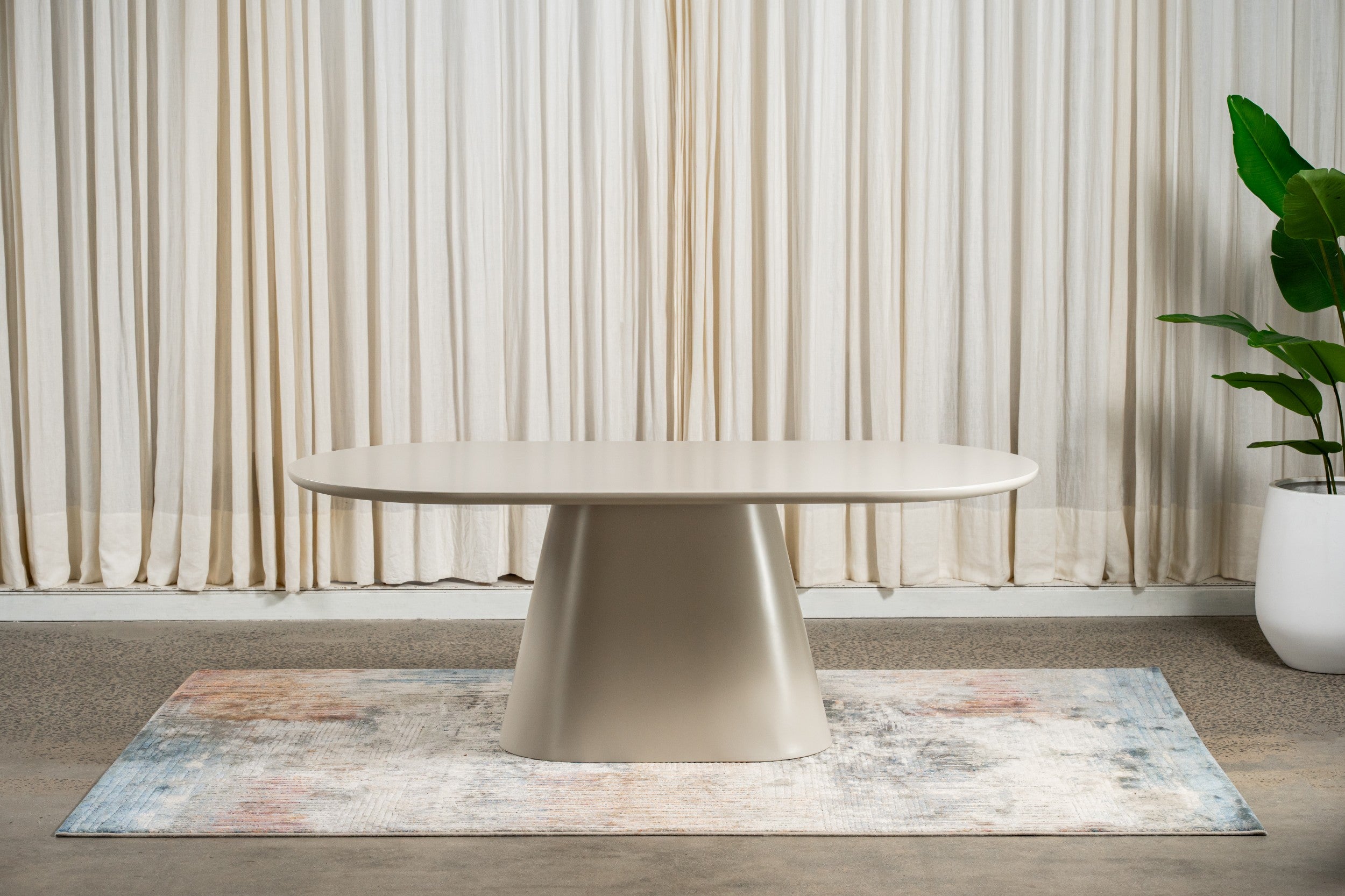 Citrine Dining Table Putty