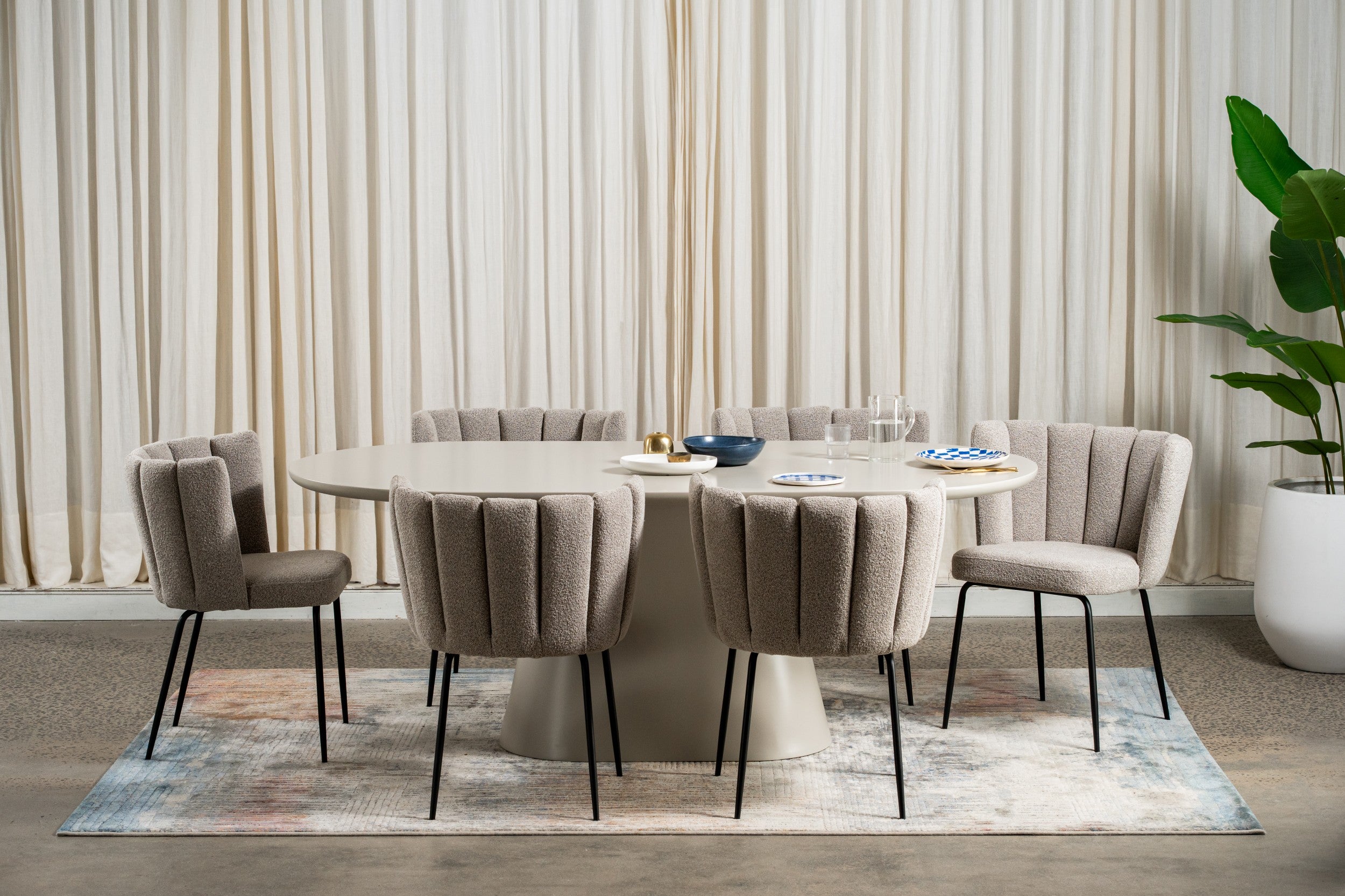 Citrine Dining Table Putty