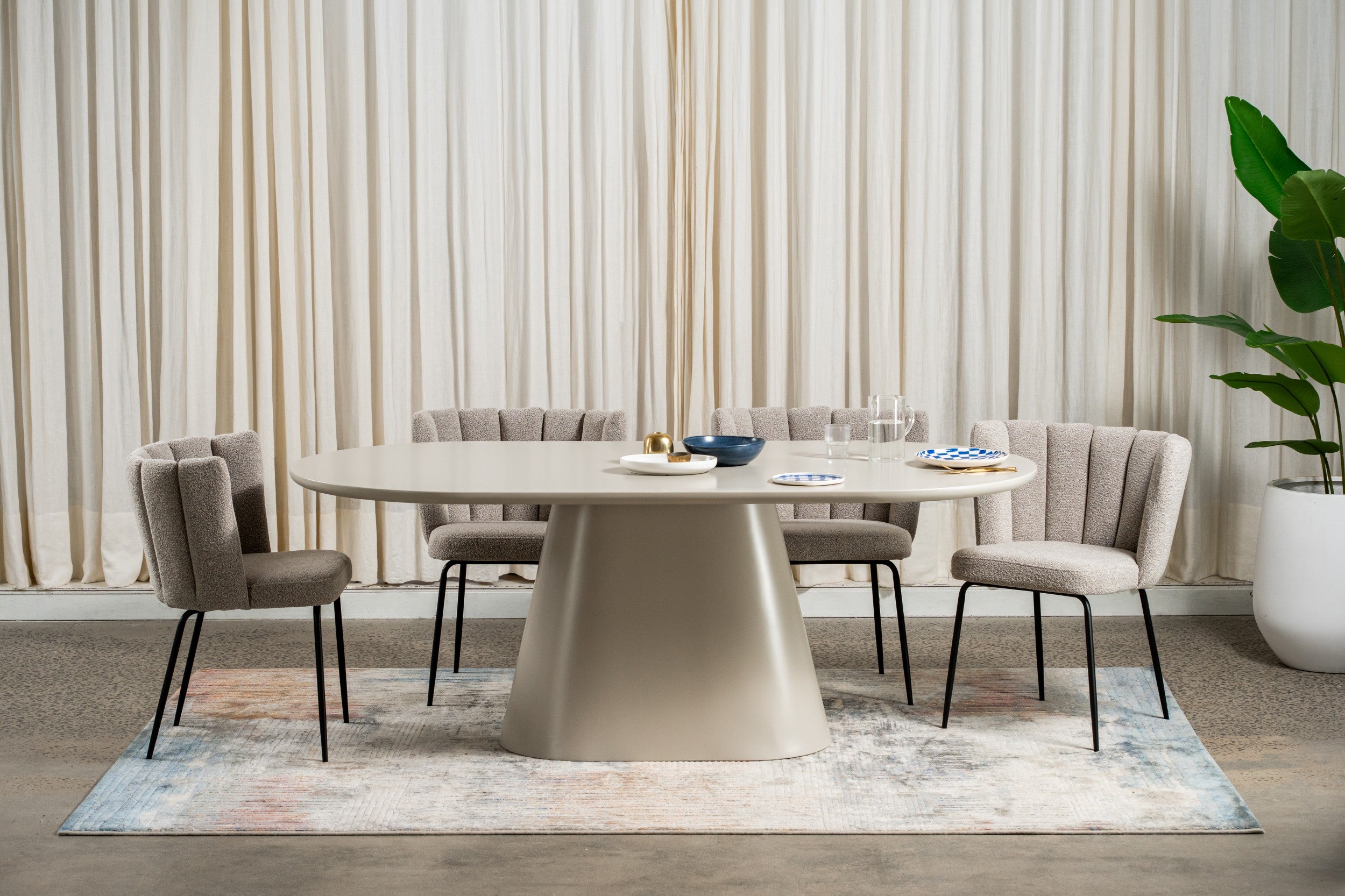 Citrine Dining Table Putty