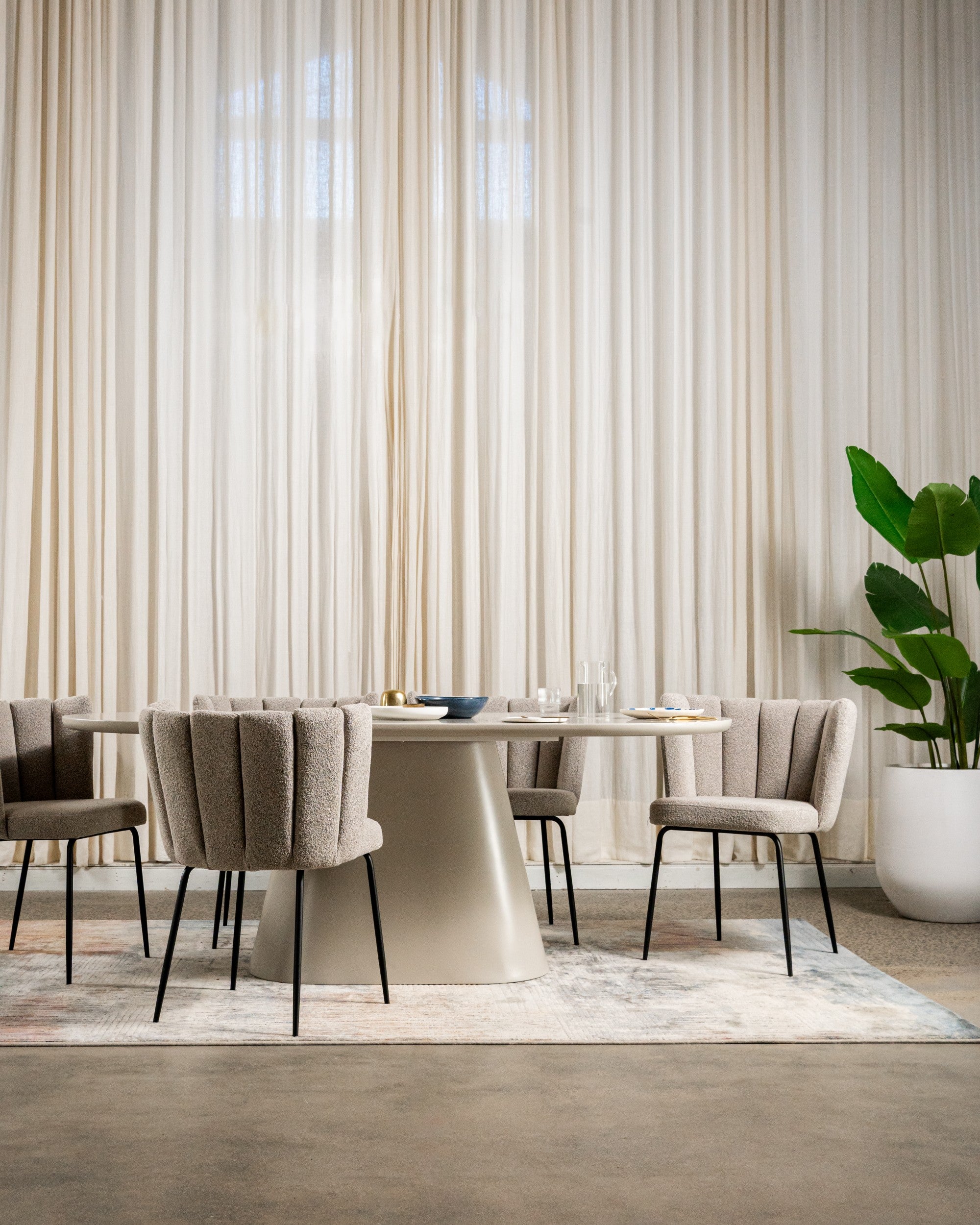 Citrine Dining Table Putty