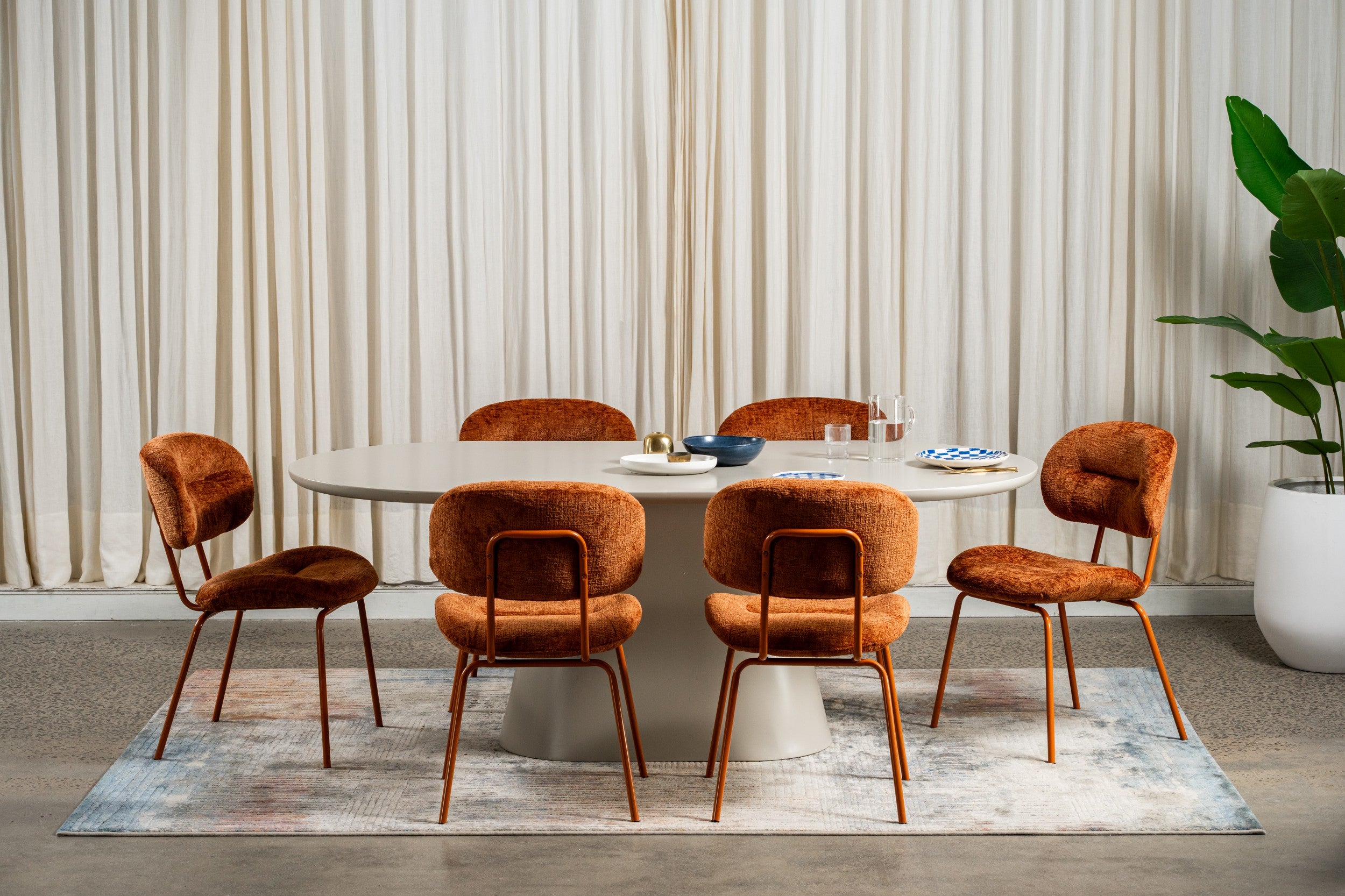 Citrine Dining Table Putty