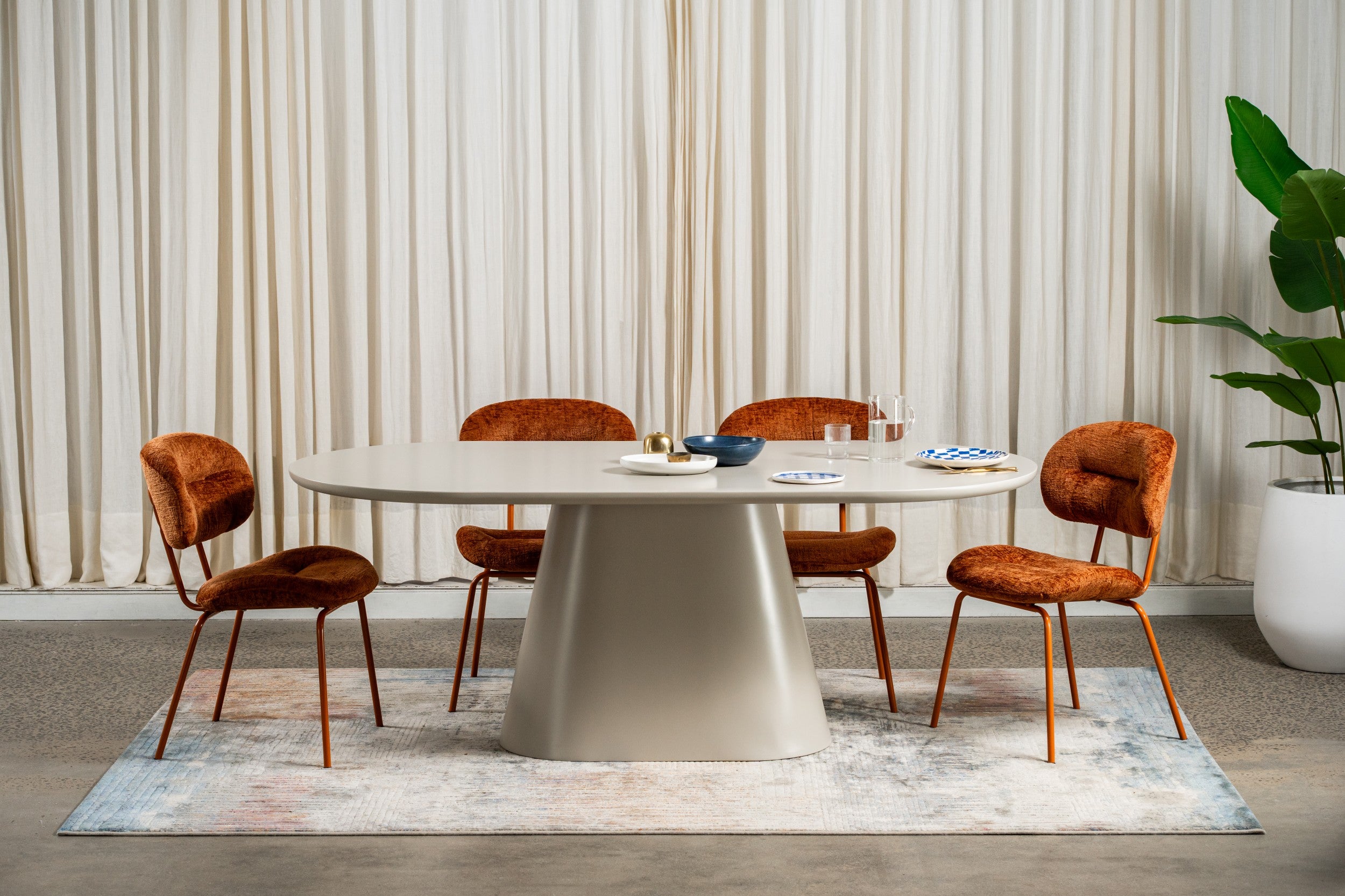 Citrine Dining Table Putty