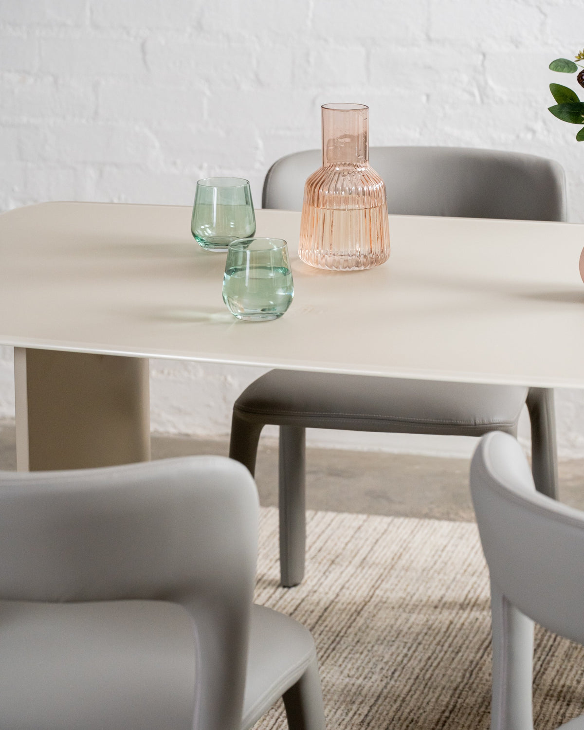 Varvello Dining Table Matte Tofu