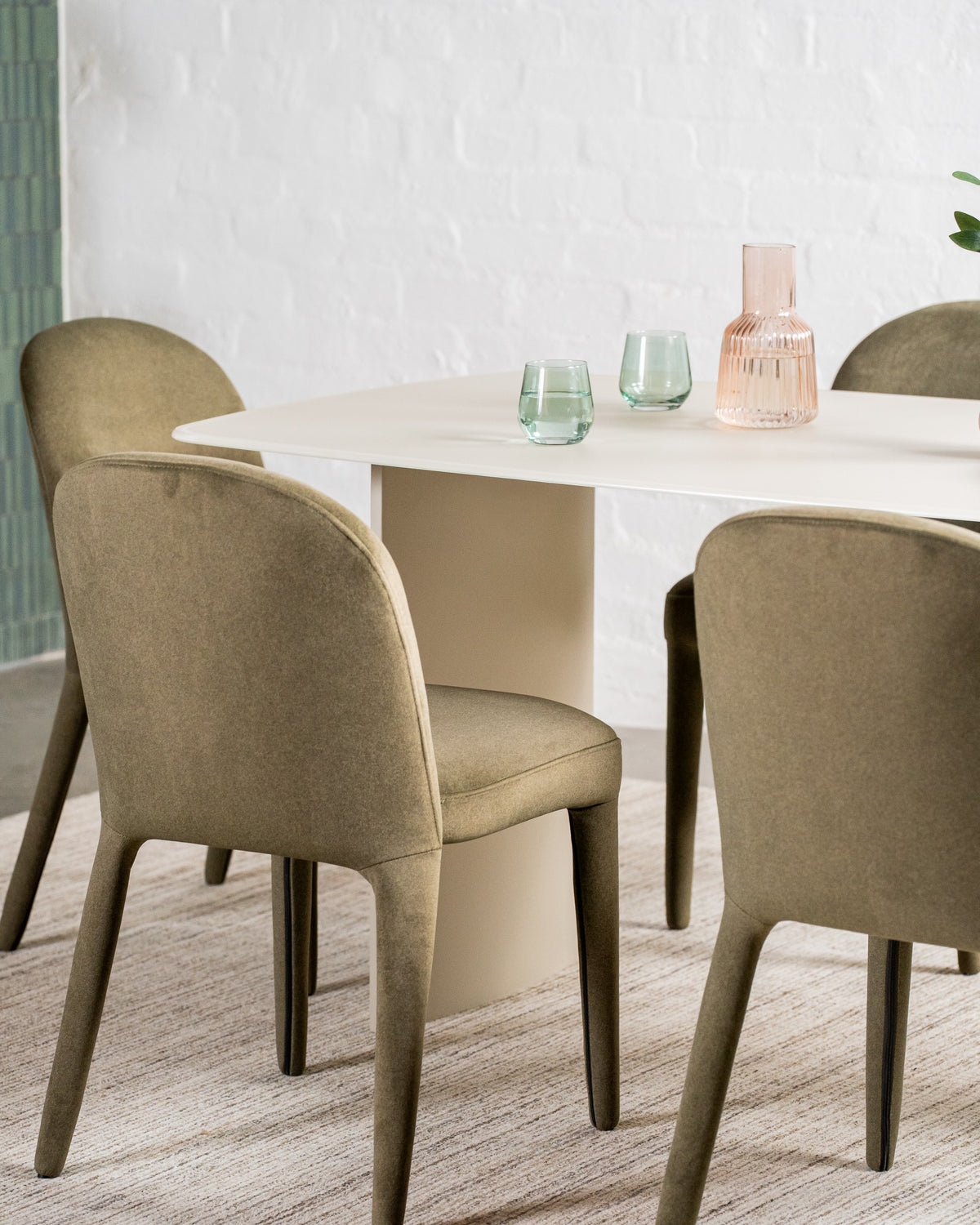 Varvello Dining Table Matte Tofu