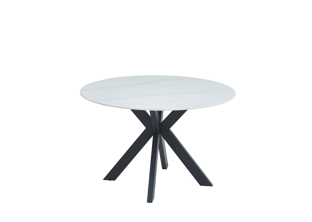 Venezia Round Dining Table Snow White