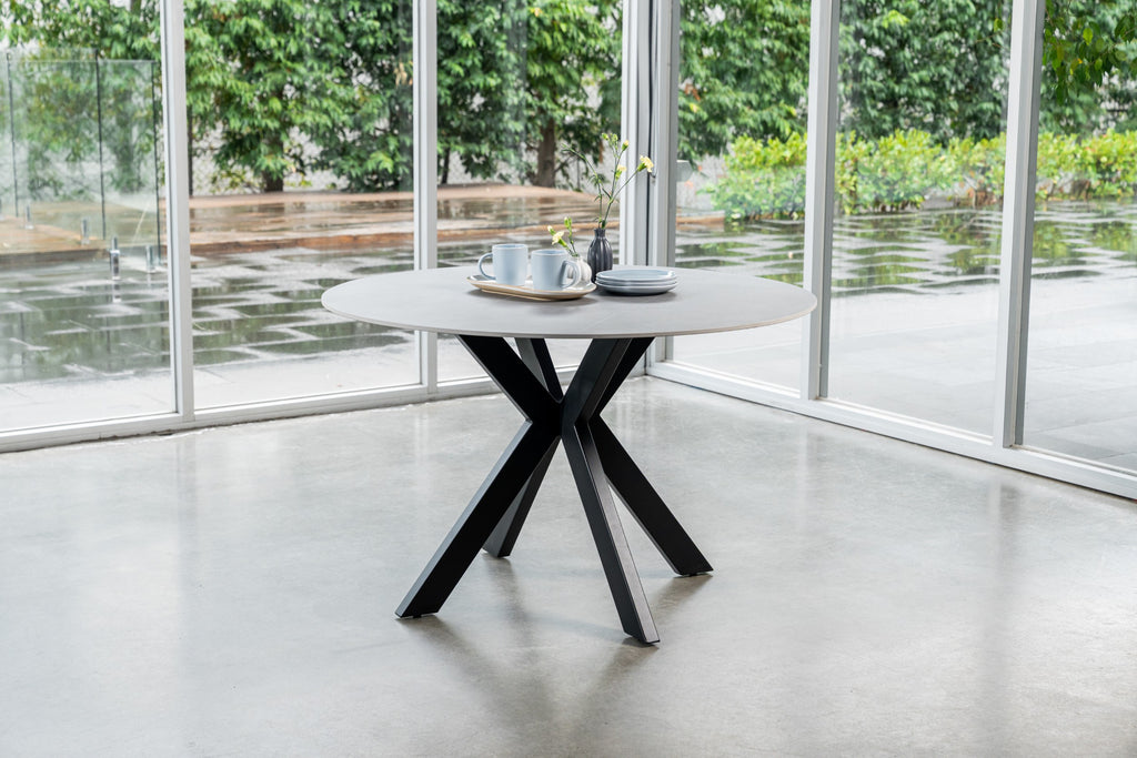 Venezia Round Dining Table Bulgarian Grey