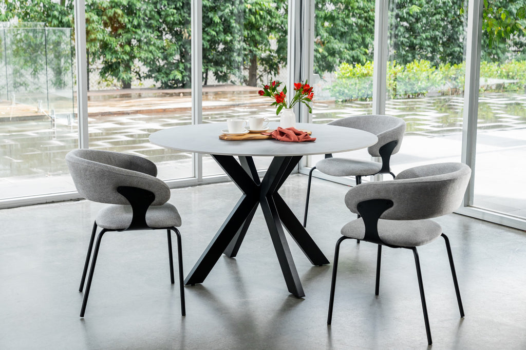 Venezia Round Dining Table Bulgarian Grey