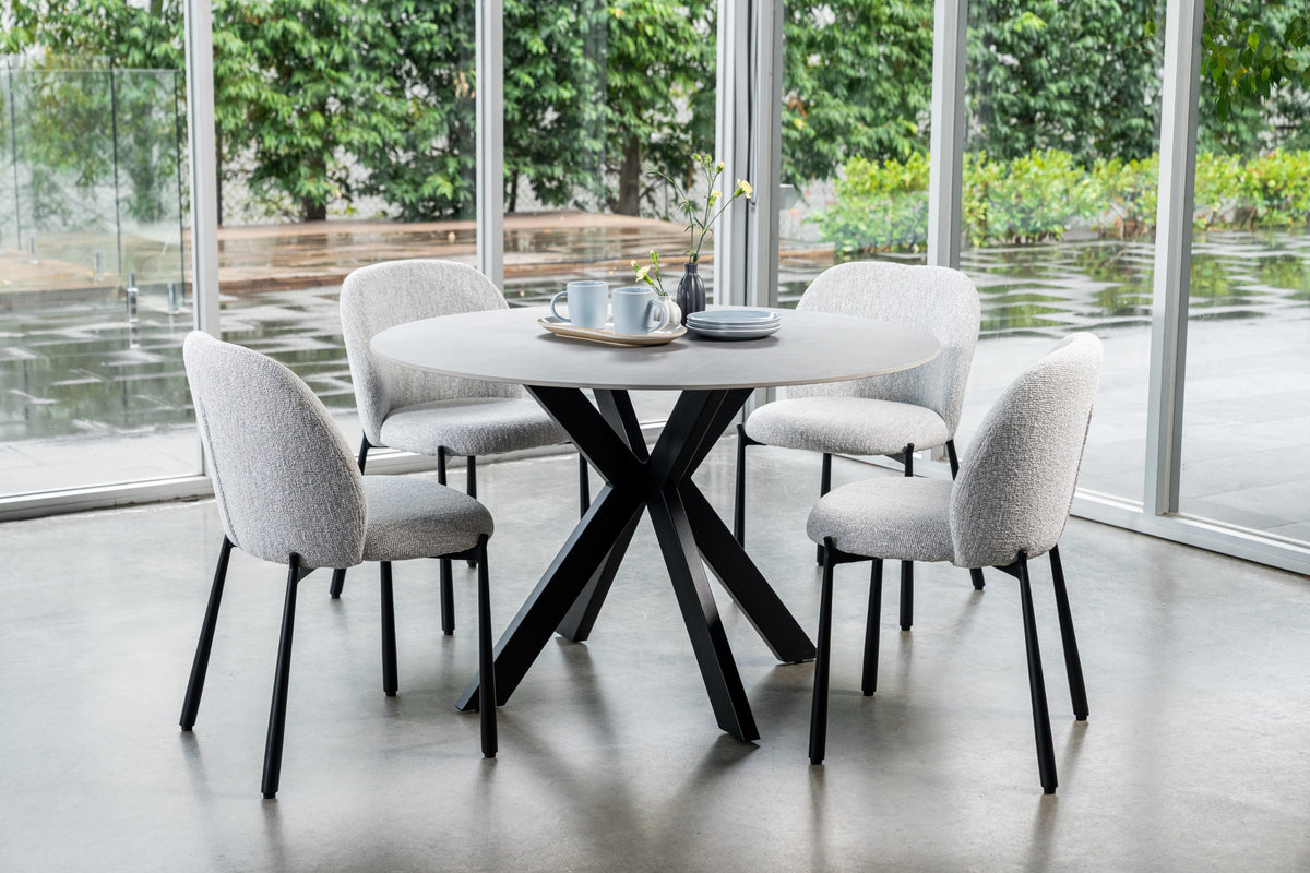 Miyara Dining Chair Oyster White (Set of 2)