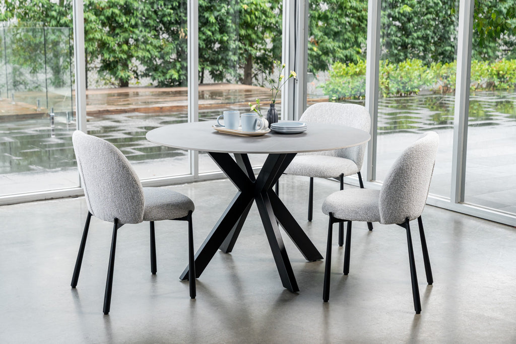 Venezia Round Dining Table Bulgarian Grey