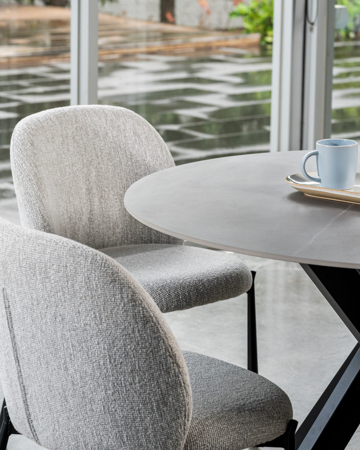 Miyara Dining Chair Oyster White (Set of 2)