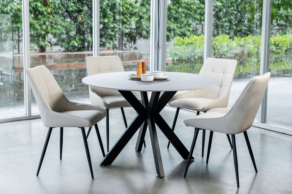 Venezia Round Dining Table Bulgarian Grey