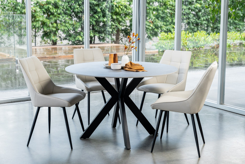 Venezia Round Dining Table Bulgarian Grey